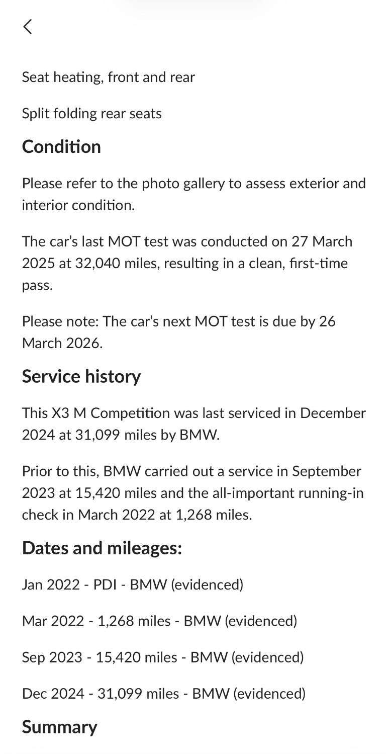 2022 BMW X3 M 2022 BMW X3 M