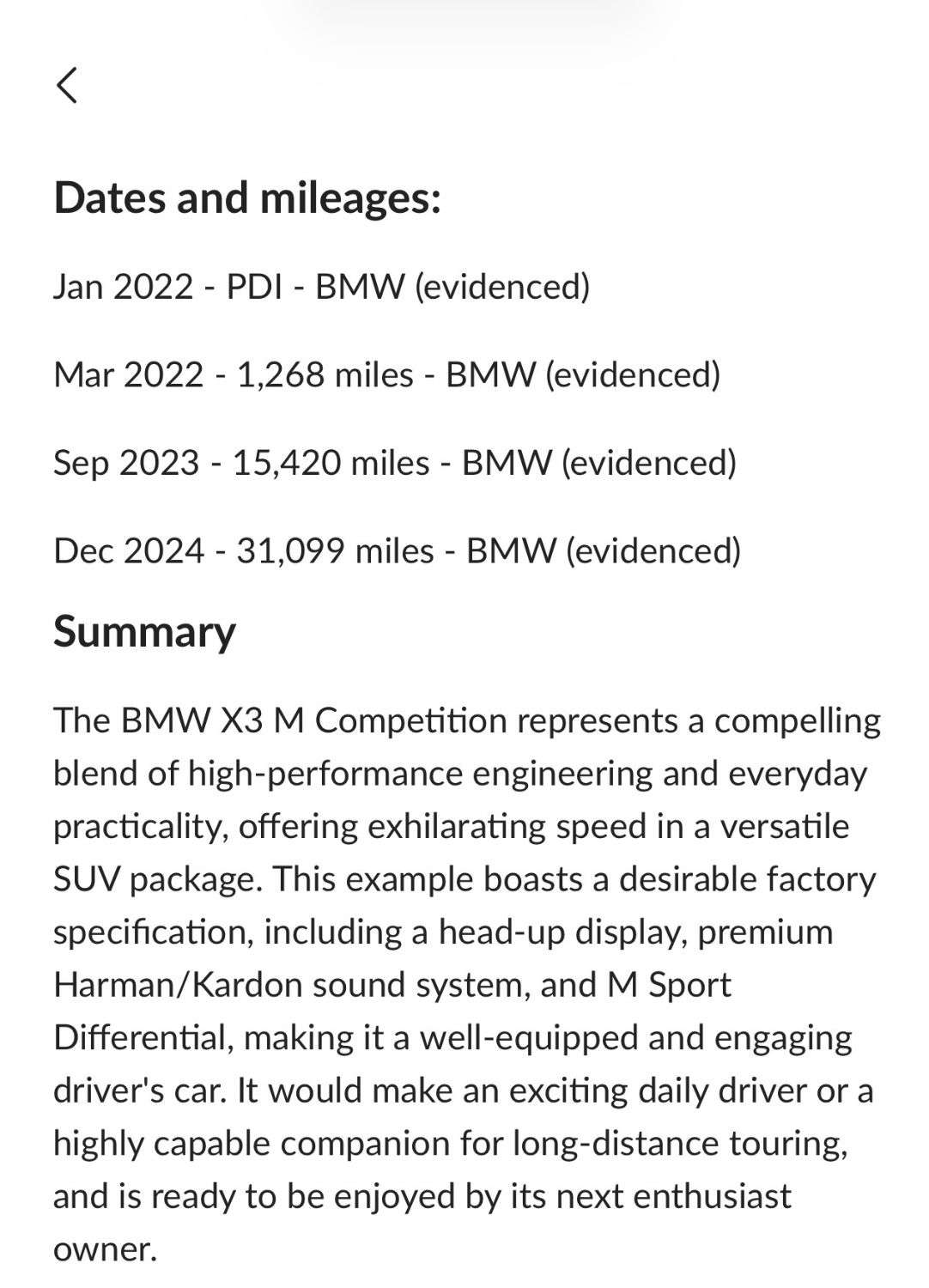 2022 BMW X3 M 2022 BMW X3 M
