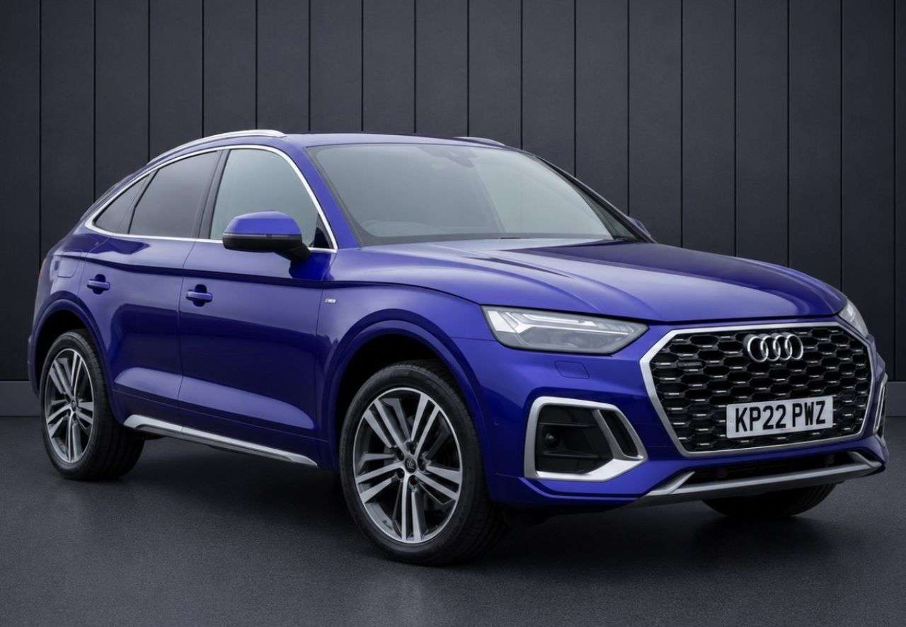 A 2022 AUDI Q5 2.0 TFSI 45 S line Sportback 5dr Petrol S Tronic quattro Euro 6 (s/s) (265 A 2022 AUDI Q5 2.0 TFSI 45 S line Sportback 5dr Petrol S Tronic quattro Euro 6 (s/s) (265