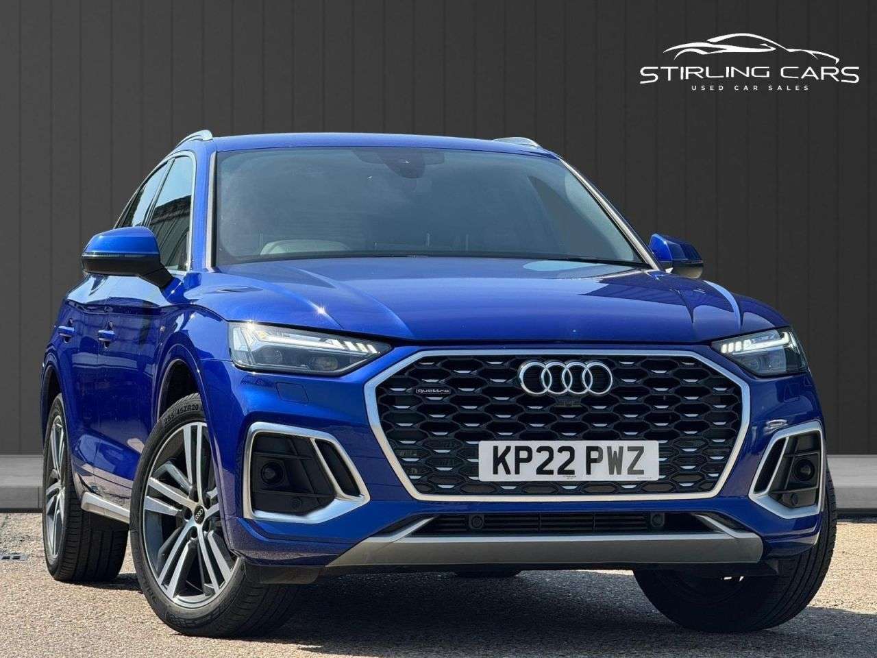 A 2022 AUDI Q5 2.0 TFSI 45 S line Sportback 5dr Petrol S Tronic quattro Euro 6 (s/s) (265 A 2022 AUDI Q5 2.0 TFSI 45 S line Sportback 5dr Petrol S Tronic quattro Euro 6 (s/s) (265