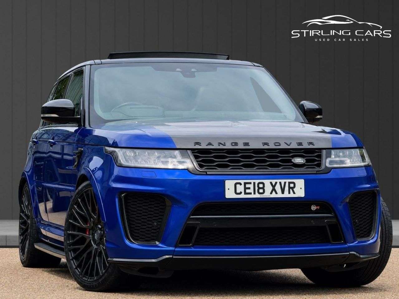 A 2018 LAND ROVER RANGE ROVER SPORT 5.0 P575 V8 SVR SUV 5dr Petrol Auto 4WD Euro 6 (s/s) (575 ps) FINANCE+WARRA A 2018 LAND ROVER RANGE ROVER SPORT 5.0 P575 V8 SVR SUV 5dr Petrol Auto 4WD Euro 6 (s/s) (575 ps) FINANCE+WARRA