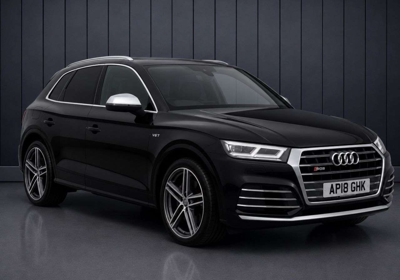 A 2018 AUDI SQ5 3.0 TFSI V6 SUV 5dr Petrol Tiptronic quattro Euro 6 (s/s) (354 ps) FINANCE+ A 2018 AUDI SQ5 3.0 TFSI V6 SUV 5dr Petrol Tiptronic quattro Euro 6 (s/s) (354 ps) FINANCE+