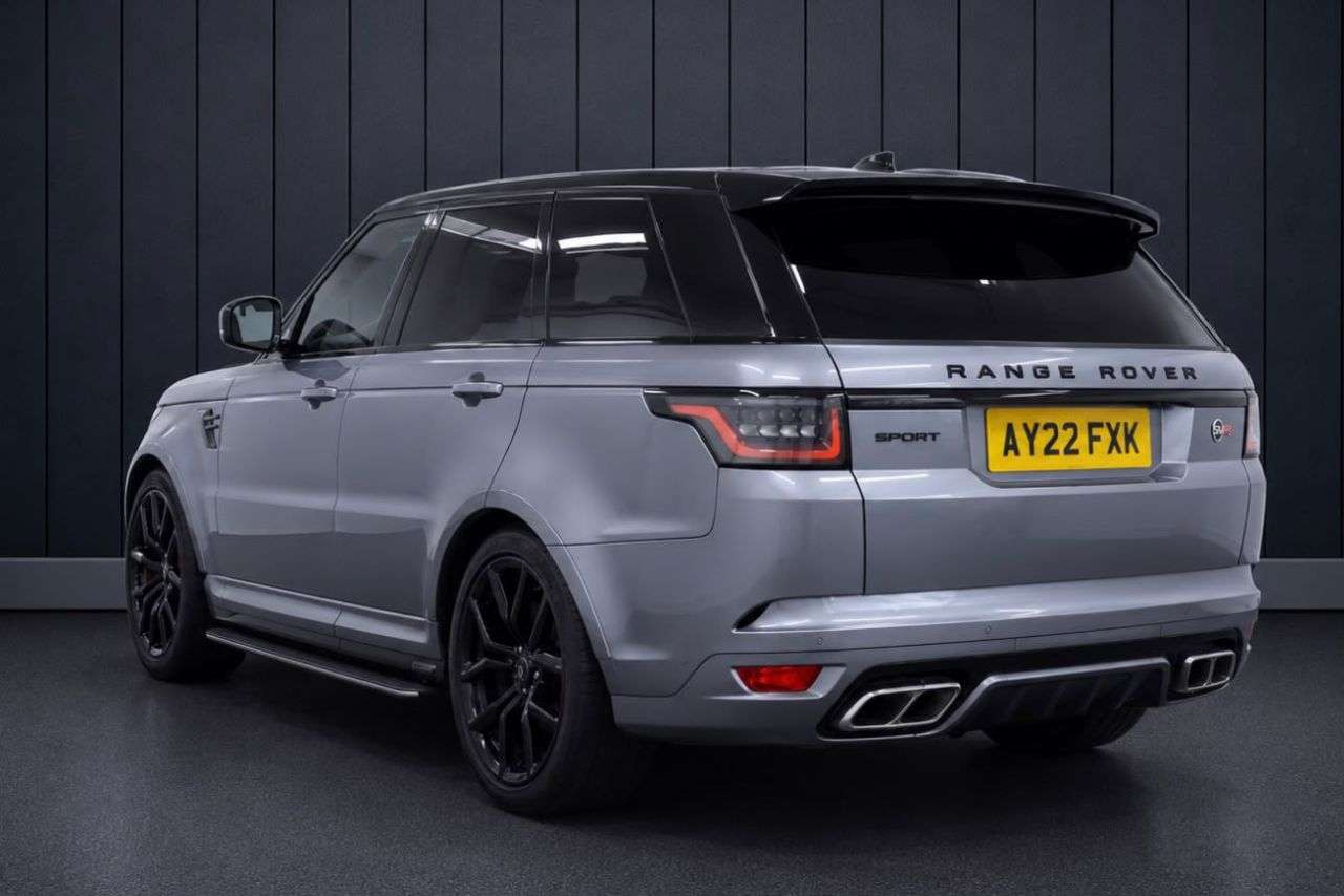 A 2022 LAND ROVER RANGE ROVER SPORT 5.0 P575 V8 GPF SVR SUV 5dr Petrol Auto 4WD Euro 6 (s/s) (575 ps) FINANCE+W A 2022 LAND ROVER RANGE ROVER SPORT 5.0 P575 V8 GPF SVR SUV 5dr Petrol Auto 4WD Euro 6 (s/s) (575 ps) FINANCE+W