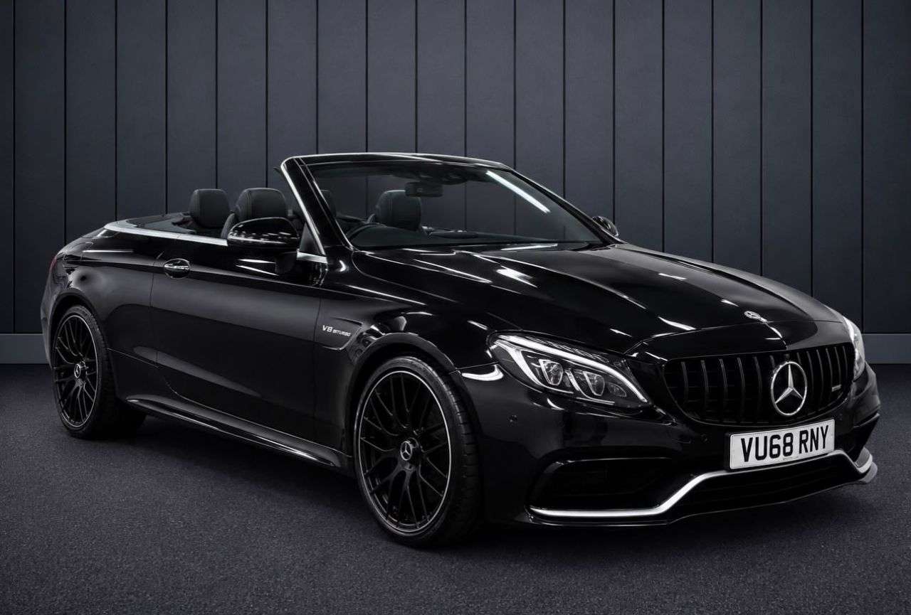 A 2018 MERCEDES-BENZ C CLASS 4.0 C63 V8 BiTurbo AMG (Premium) Cabriolet 2dr Petrol SpdS MCT Euro 6 (s/s) A 2018 MERCEDES-BENZ C CLASS 4.0 C63 V8 BiTurbo AMG (Premium) Cabriolet 2dr Petrol SpdS MCT Euro 6 (s/s)