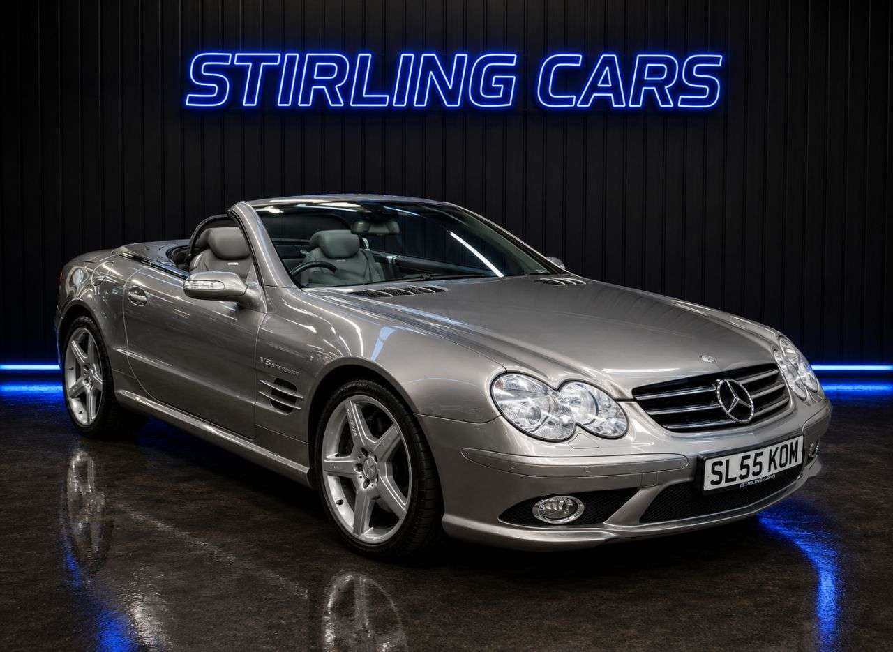 A 2006 MERCEDES-BENZ SL 5.4 SL55 AMG Convertible 2dr Petrol Automatic (324 g/km, 517 bhp) FINANCE+W A 2006 MERCEDES-BENZ SL 5.4 SL55 AMG Convertible 2dr Petrol Automatic (324 g/km, 517 bhp) FINANCE+W