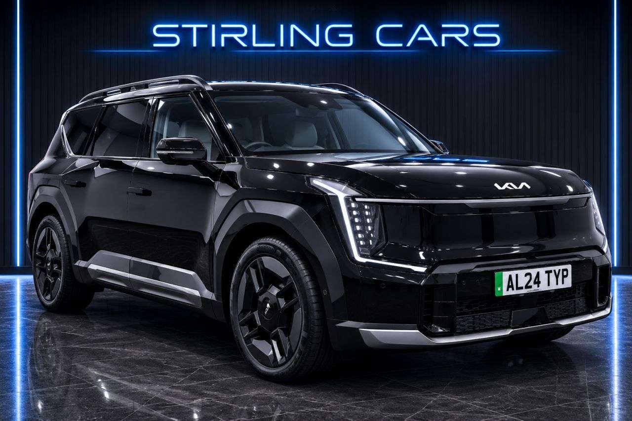 A 2024 KIA EV9 99.8kWh GT-Line S SUV 5dr Electric Auto AWD (7 Seat) (378 bhp) A 2024 KIA EV9 99.8kWh GT-Line S SUV 5dr Electric Auto AWD (7 Seat) (378 bhp)
