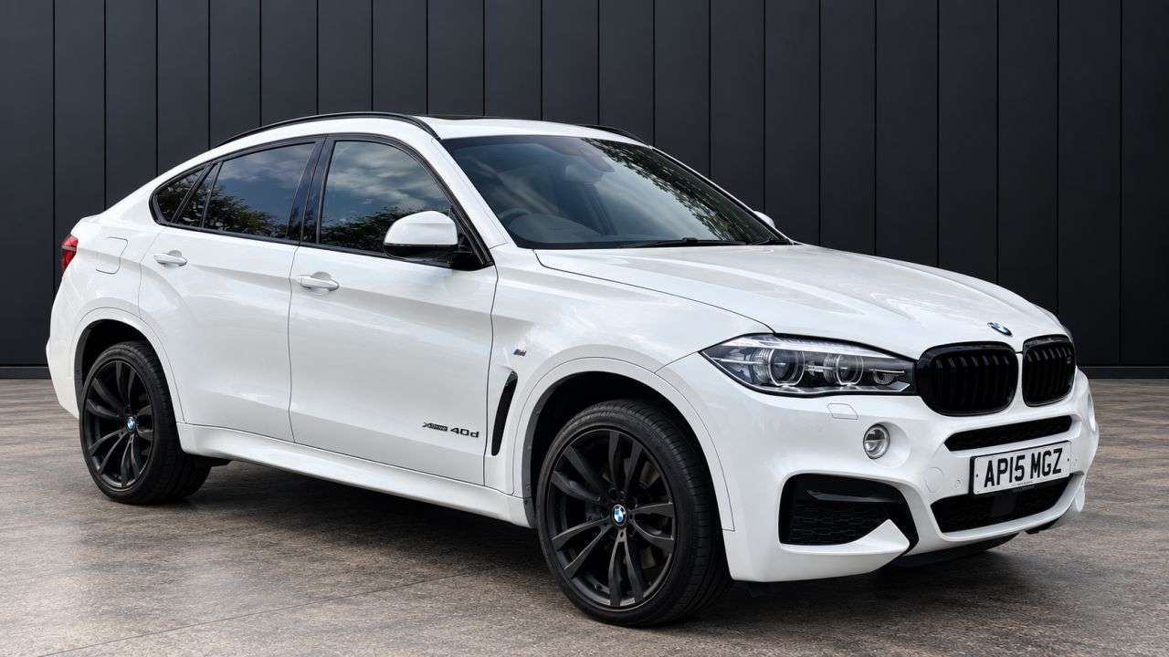 A 2015 BMW X6 3.0 40d M Sport SUV 5dr Diesel Auto xDrive Euro 6 (s/s) (313 ps) A 2015 BMW X6 3.0 40d M Sport SUV 5dr Diesel Auto xDrive Euro 6 (s/s) (313 ps)