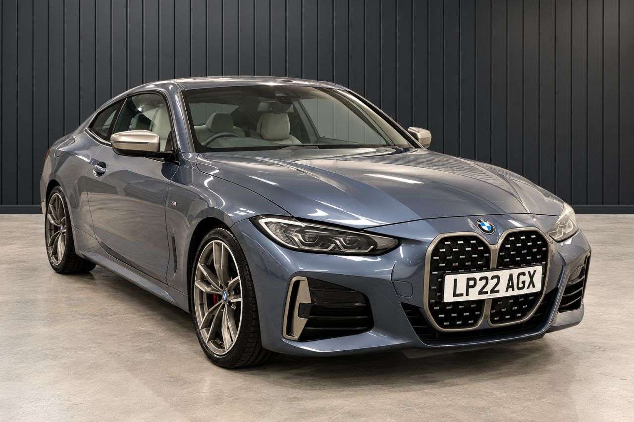A 2022 BMW 4 SERIES 3.0 M440i MHT Coupe 2dr Petrol Hybrid Auto xDrive Euro 6 (s/s) (374 ps) FIN A 2022 BMW 4 SERIES 3.0 M440i MHT Coupe 2dr Petrol Hybrid Auto xDrive Euro 6 (s/s) (374 ps) FIN