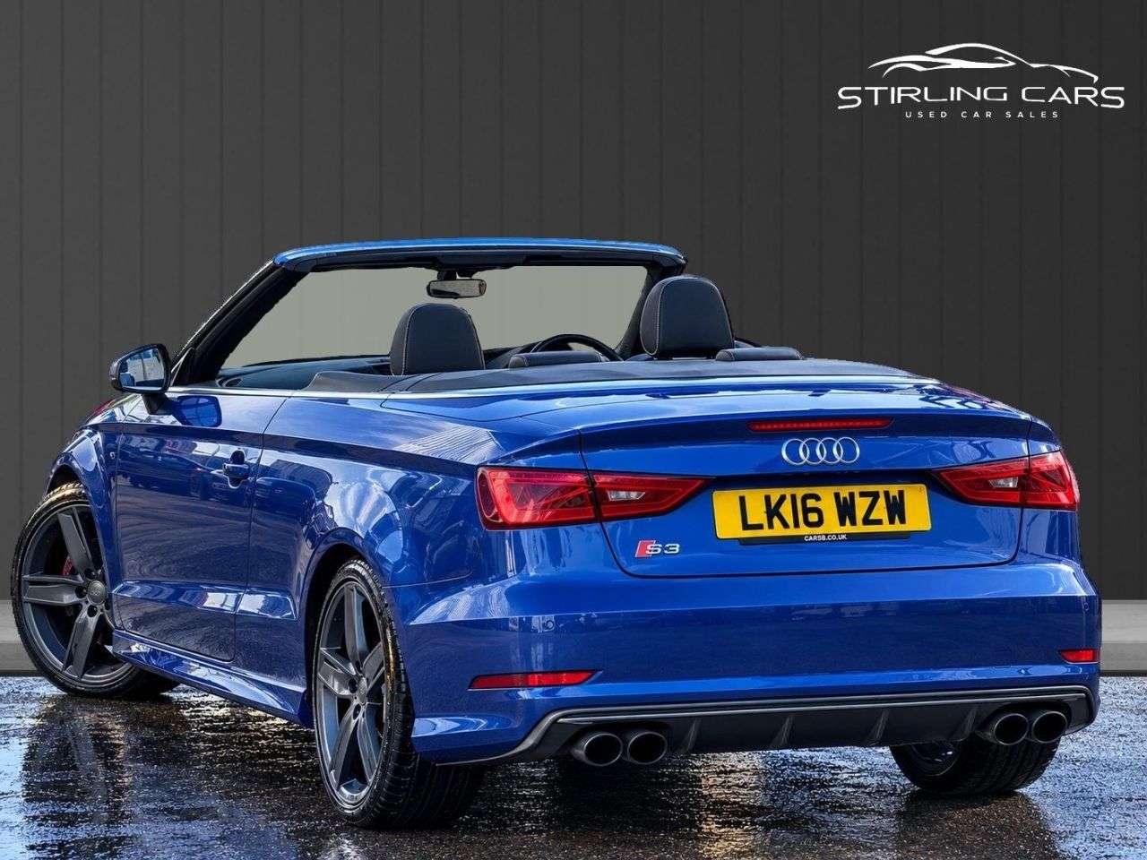 A 2016 AUDI S3 2.0 TFSI Cabriolet 2dr Petrol S Tronic quattro Euro 6 (s/s) (Nav) (300 ps) A 2016 AUDI S3 2.0 TFSI Cabriolet 2dr Petrol S Tronic quattro Euro 6 (s/s) (Nav) (300 ps)