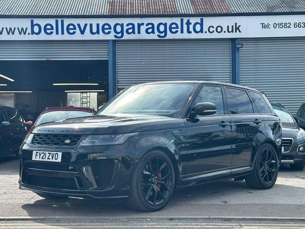A 2021 LAND ROVER RANGE ROVER SPORT 5.0 P575 V8 GPF SVR SUV 5dr Petrol Auto 4WD Euro 6 (s/s) (575 ps) HUGE SPEC A 2021 LAND ROVER RANGE ROVER SPORT 5.0 P575 V8 GPF SVR SUV 5dr Petrol Auto 4WD Euro 6 (s/s) (575 ps) HUGE SPEC