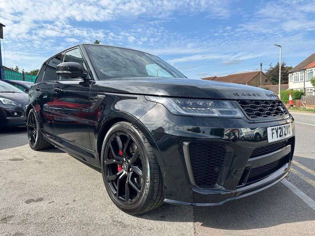 A 2021 LAND ROVER RANGE ROVER SPORT 5.0 P575 V8 GPF SVR SUV 5dr Petrol Auto 4WD Euro 6 (s/s) (575 ps) HUGE SPEC A 2021 LAND ROVER RANGE ROVER SPORT 5.0 P575 V8 GPF SVR SUV 5dr Petrol Auto 4WD Euro 6 (s/s) (575 ps) HUGE SPEC