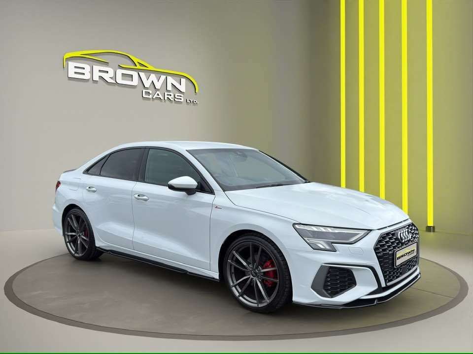 A 2023 AUDI A3 1.5 TFSI 35 S line Saloon 4dr Petrol S Tronic Euro 6 (s/s) (150 ps) A 2023 AUDI A3 1.5 TFSI 35 S line Saloon 4dr Petrol S Tronic Euro 6 (s/s) (150 ps)