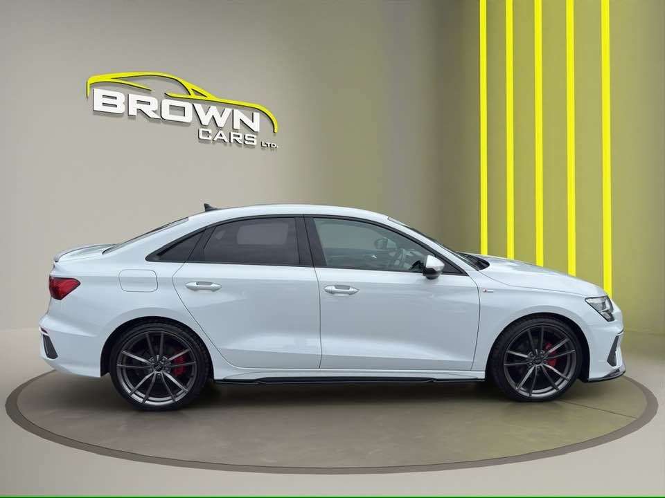 A 2023 AUDI A3 1.5 TFSI 35 S line Saloon 4dr Petrol S Tronic Euro 6 (s/s) (150 ps) A 2023 AUDI A3 1.5 TFSI 35 S line Saloon 4dr Petrol S Tronic Euro 6 (s/s) (150 ps)