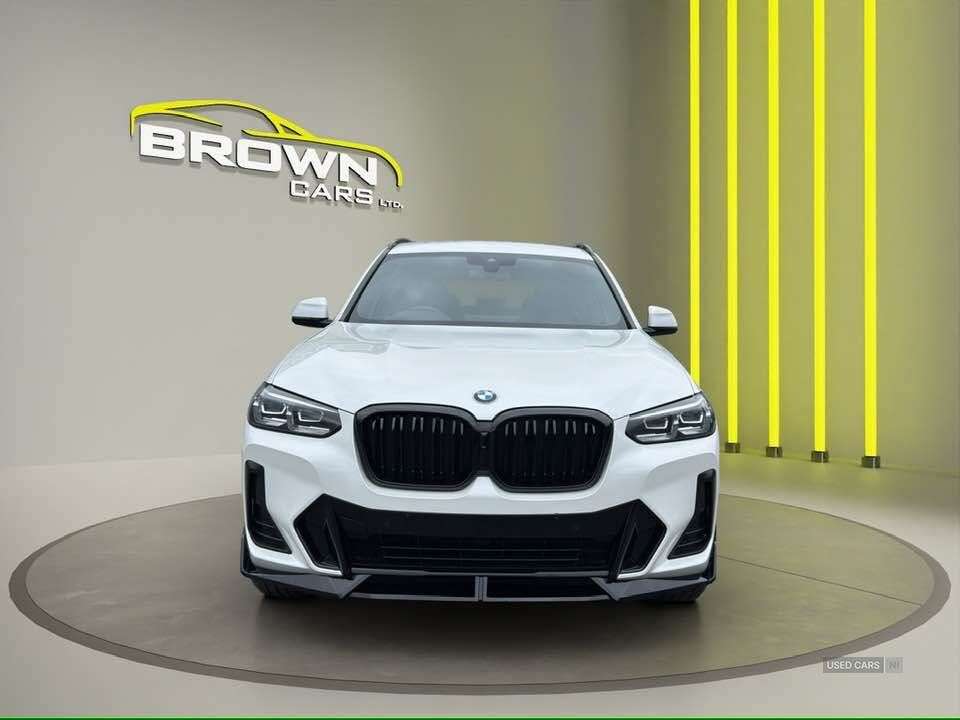 A 2022 BMW X3 2.0 20d MHT M Sport SUV 5dr Diesel Hybrid Auto xDrive Euro 6 (s/s) (190 ps) A 2022 BMW X3 2.0 20d MHT M Sport SUV 5dr Diesel Hybrid Auto xDrive Euro 6 (s/s) (190 ps)