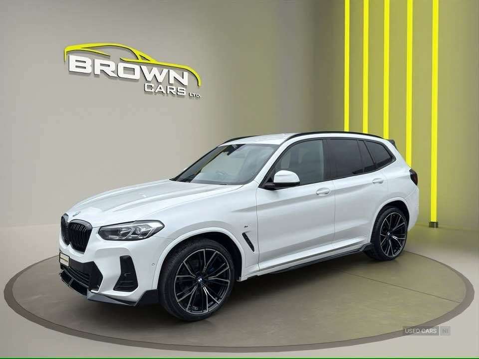 A 2022 BMW X3 2.0 20d MHT M Sport SUV 5dr Diesel Hybrid Auto xDrive Euro 6 (s/s) (190 ps) A 2022 BMW X3 2.0 20d MHT M Sport SUV 5dr Diesel Hybrid Auto xDrive Euro 6 (s/s) (190 ps)