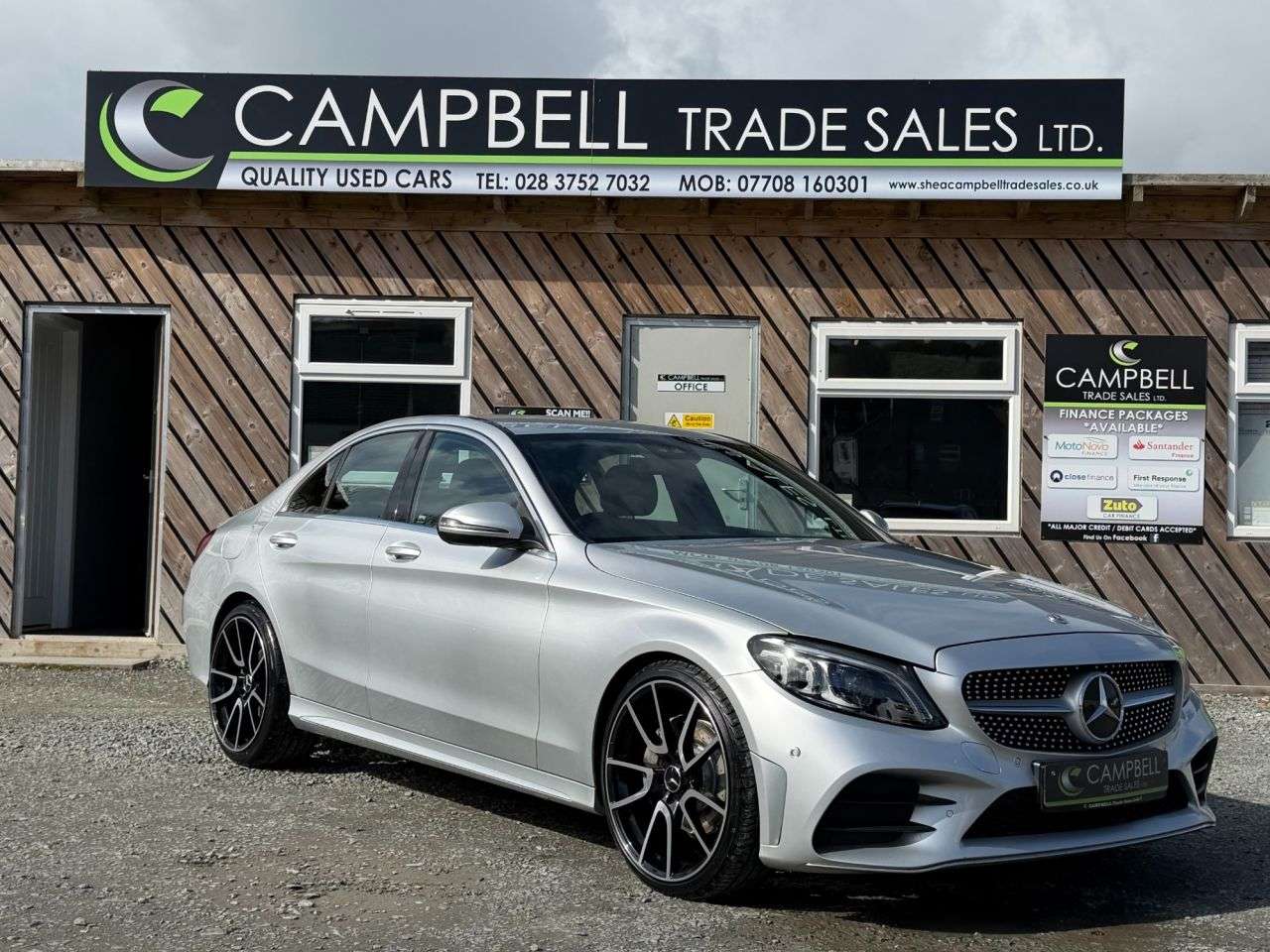 A 2019 MERCEDES-BENZ C-CLASS 2.0 C220d AMG Line (Premium) Saloon 4dr Diesel G-Tronic+ Euro 6 (s/s) (194 A 2019 MERCEDES-BENZ C-CLASS 2.0 C220d AMG Line (Premium) Saloon 4dr Diesel G-Tronic+ Euro 6 (s/s) (194