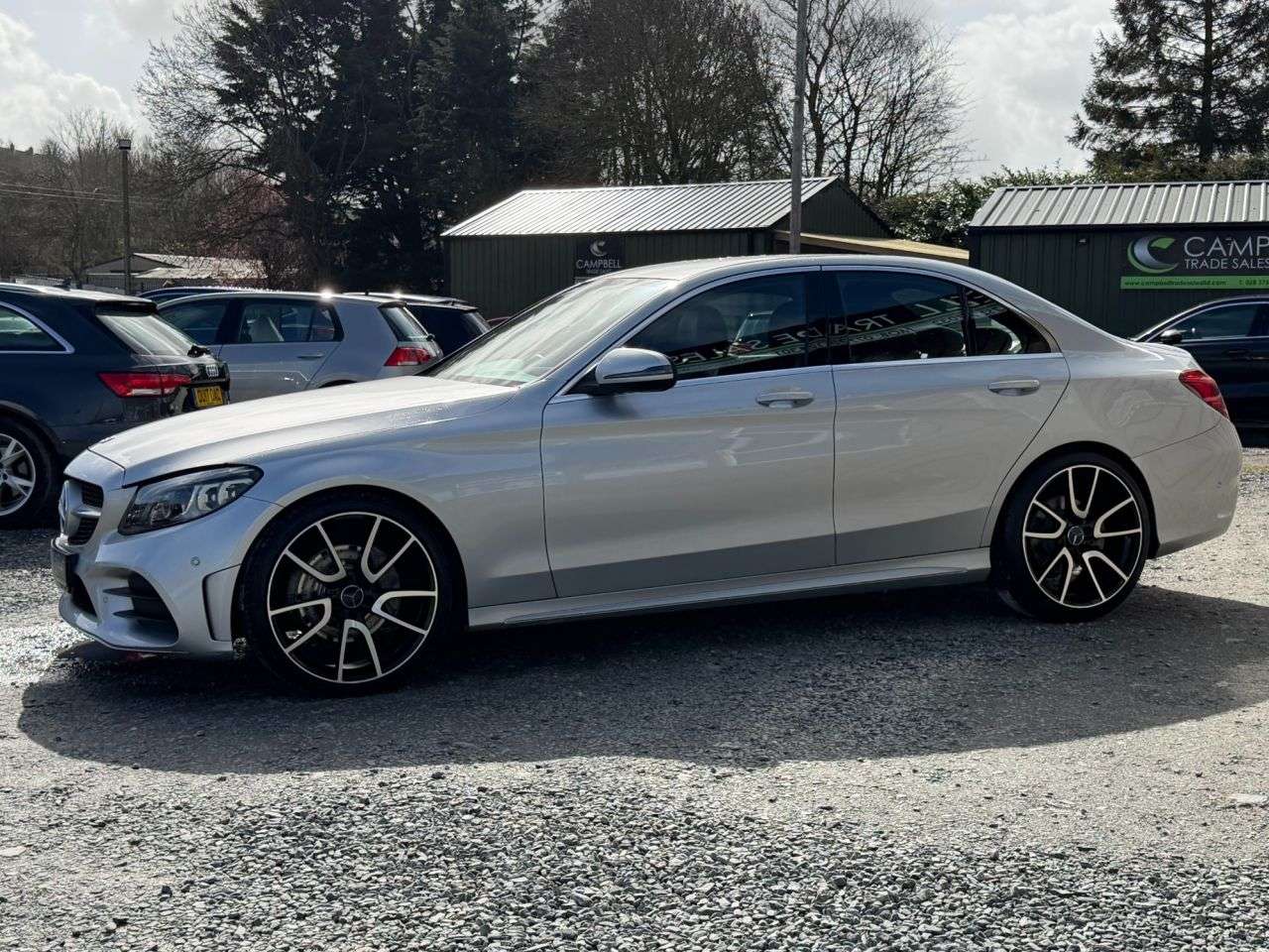 A 2019 MERCEDES-BENZ C-CLASS 2.0 C220d AMG Line (Premium) Saloon 4dr Diesel G-Tronic+ Euro 6 (s/s) (194 A 2019 MERCEDES-BENZ C-CLASS 2.0 C220d AMG Line (Premium) Saloon 4dr Diesel G-Tronic+ Euro 6 (s/s) (194