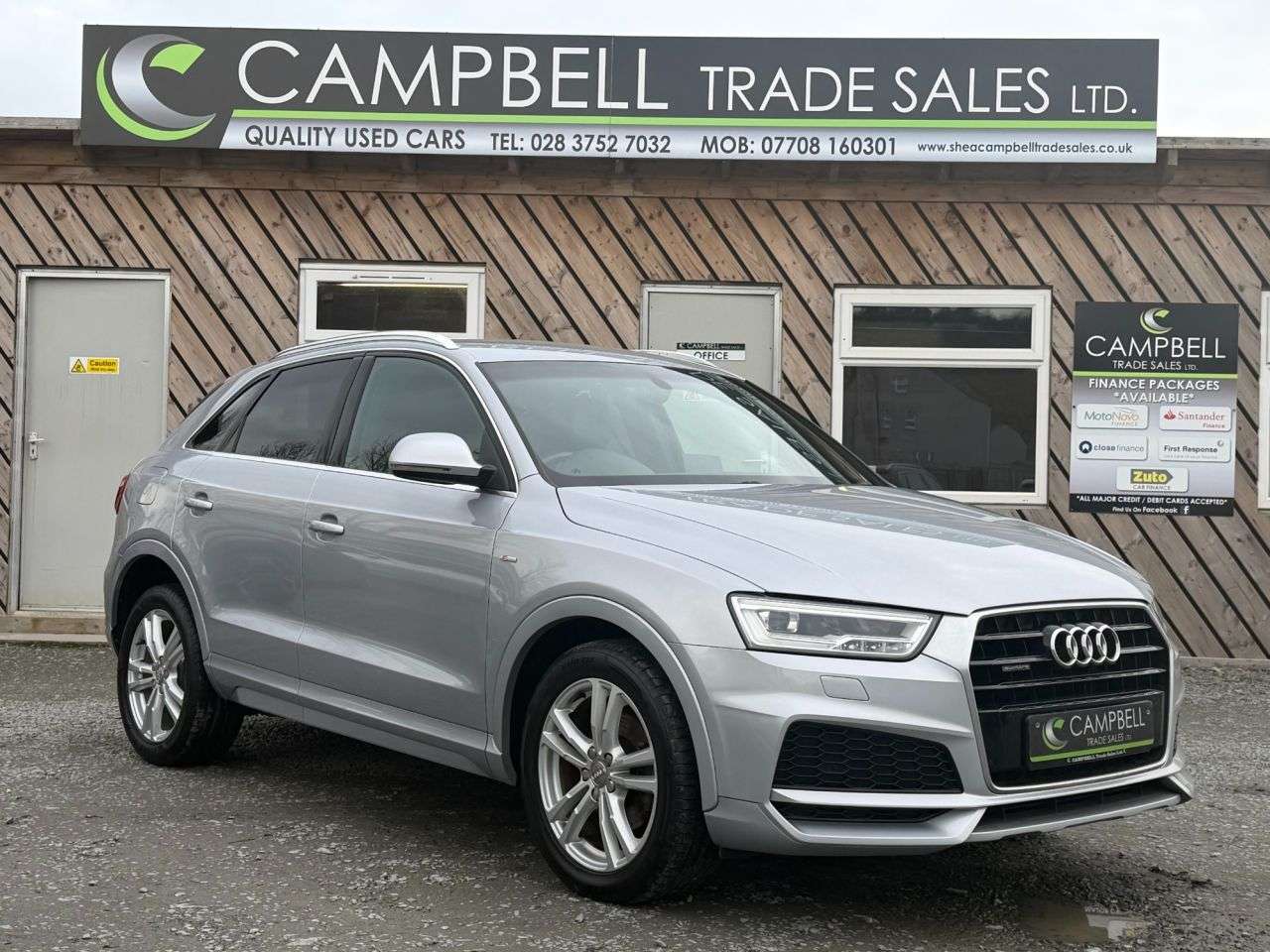 A 2017 AUDI Q3 2.0 TDI S line Edition SUV 5dr Diesel S Tronic quattro Euro 6 (s/s) (184 ps A 2017 AUDI Q3 2.0 TDI S line Edition SUV 5dr Diesel S Tronic quattro Euro 6 (s/s) (184 ps