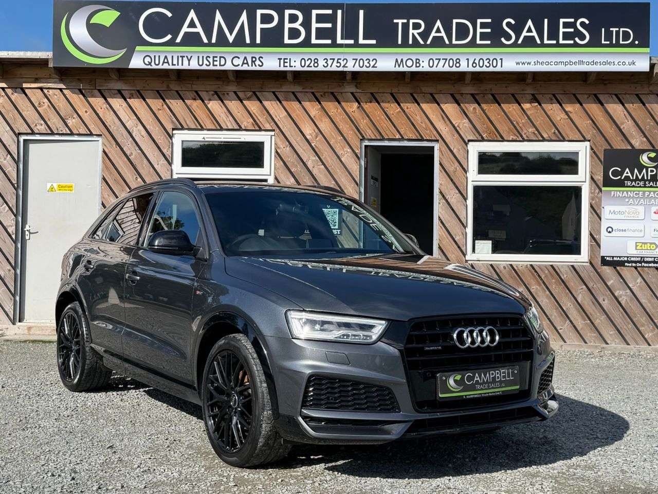 A 2017 AUDI Q3 2.0 TDI Black Edition SUV 5dr Diesel Manual quattro Euro 6 (s/s) (150 ps) A 2017 AUDI Q3 2.0 TDI Black Edition SUV 5dr Diesel Manual quattro Euro 6 (s/s) (150 ps)