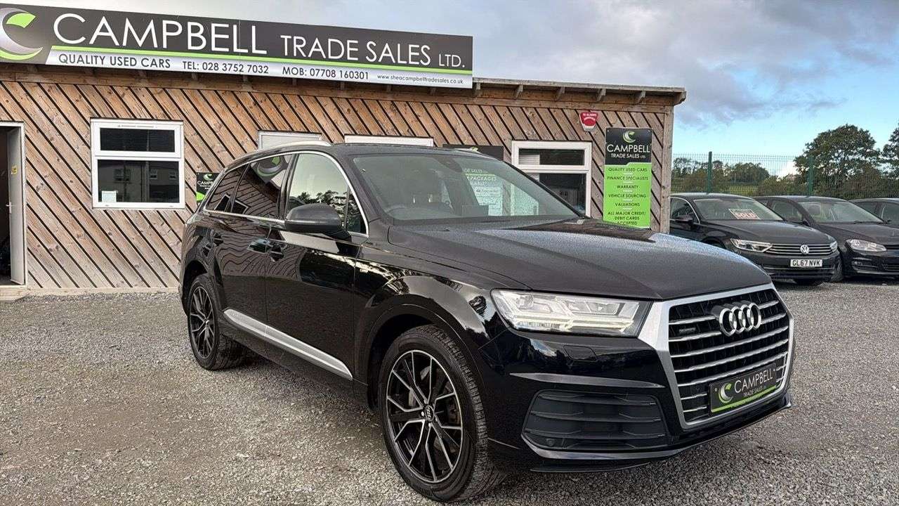 A 2019 AUDI Q7 3.0 TDI V6 50 S line SUV 5dr Diesel Tiptronic quattro Euro 6 (s/s) (286 ps) A 2019 AUDI Q7 3.0 TDI V6 50 S line SUV 5dr Diesel Tiptronic quattro Euro 6 (s/s) (286 ps)