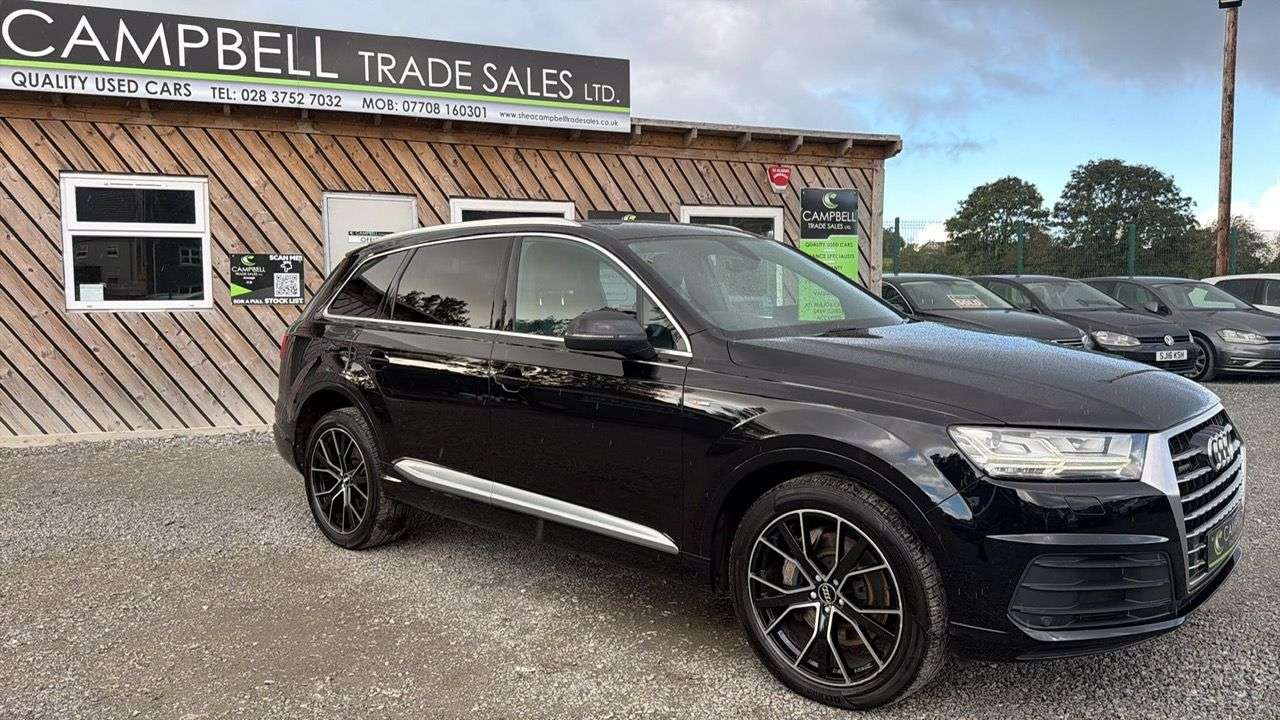 A 2019 AUDI Q7 3.0 TDI V6 50 S line SUV 5dr Diesel Tiptronic quattro Euro 6 (s/s) (286 ps) A 2019 AUDI Q7 3.0 TDI V6 50 S line SUV 5dr Diesel Tiptronic quattro Euro 6 (s/s) (286 ps)