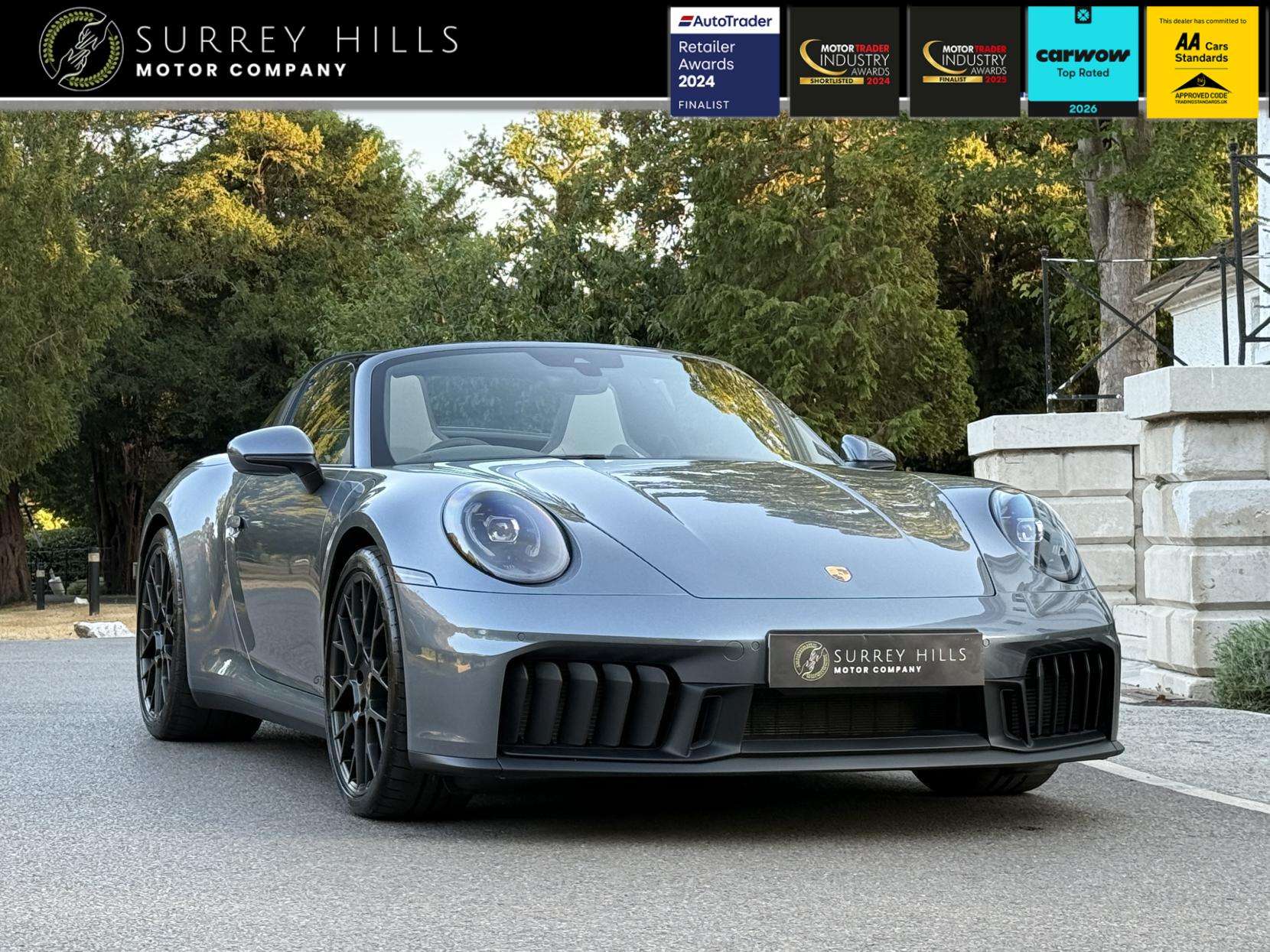 A 2025 PORSCHE 911 3.6 T-Hybrid 992 4 GTS Targa 2dr Petrol Hybrid PDK 4WD Euro 6 (s/s) (541 ps) A 2025 PORSCHE 911 3.6 T-Hybrid 992 4 GTS Targa 2dr Petrol Hybrid PDK 4WD Euro 6 (s/s) (541 ps)
