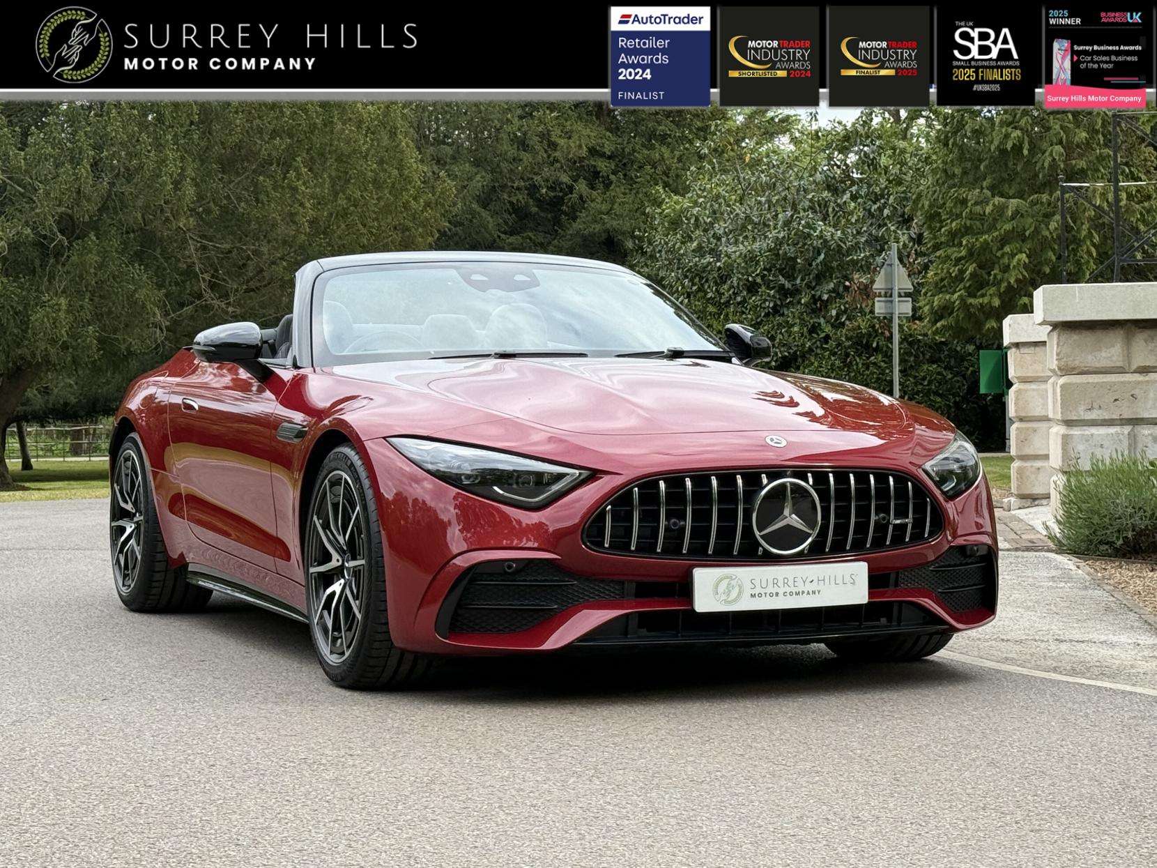 A 2023 MERCEDES-BENZ SL 2.0 SL43 MHEV AMG (Premium) Convertible 2dr Petrol SpdS MCT Euro 6 (s/s) (381 ps) A 2023 MERCEDES-BENZ SL 2.0 SL43 MHEV AMG (Premium) Convertible 2dr Petrol SpdS MCT Euro 6 (s/s) (381 ps)