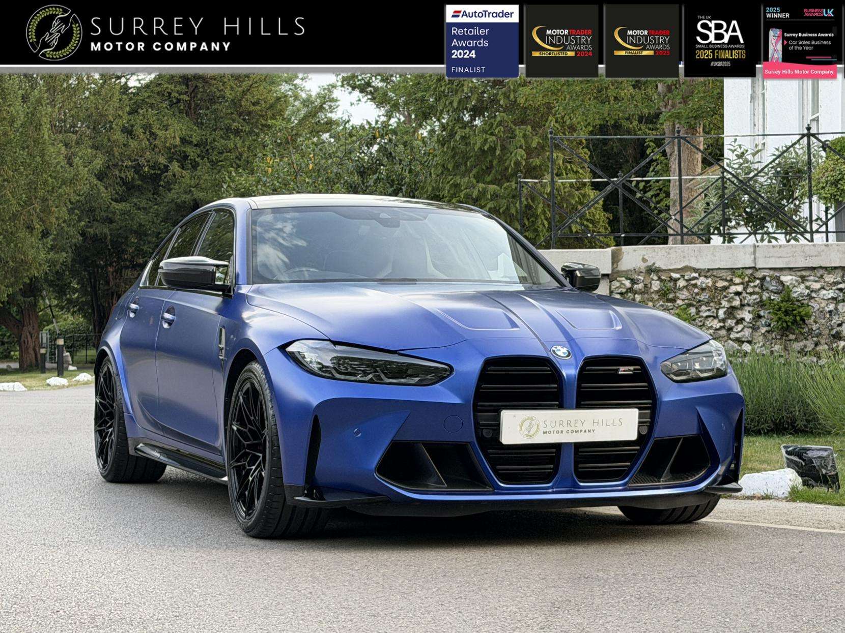 A 2021 BMW M3 3.0 BiTurbo Competition Saloon 4dr Petrol Steptronic Euro 6 (s/s) (510 ps) A 2021 BMW M3 3.0 BiTurbo Competition Saloon 4dr Petrol Steptronic Euro 6 (s/s) (510 ps)