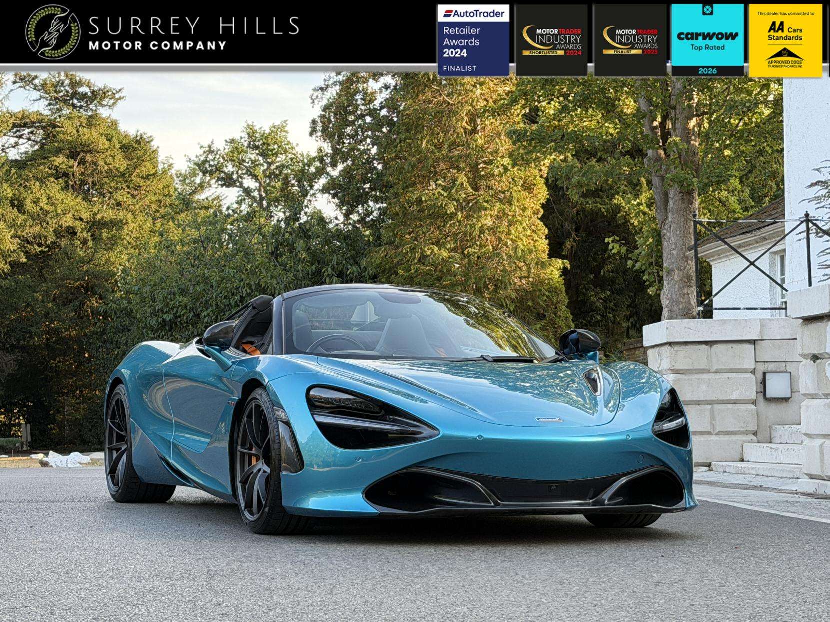 A 2020 MCLAREN 720S 4.0T V8 Spider 2dr Petrol SSG Euro 6 (s/s) (720 ps) A 2020 MCLAREN 720S 4.0T V8 Spider 2dr Petrol SSG Euro 6 (s/s) (720 ps)