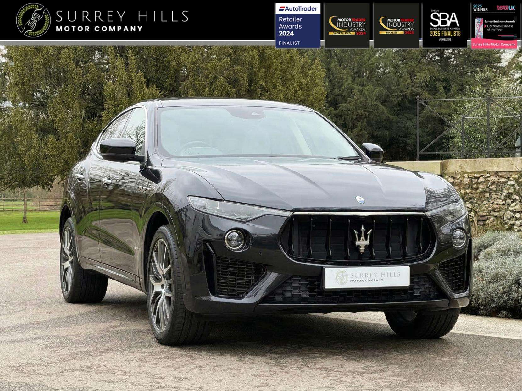 A 2020 MASERATI LEVANTE 3.0 V6 GranSport Nerissimo SUV 5dr Petrol ZF 4WD Euro 6 (s/s) (350 ps) A 2020 MASERATI LEVANTE 3.0 V6 GranSport Nerissimo SUV 5dr Petrol ZF 4WD Euro 6 (s/s) (350 ps)