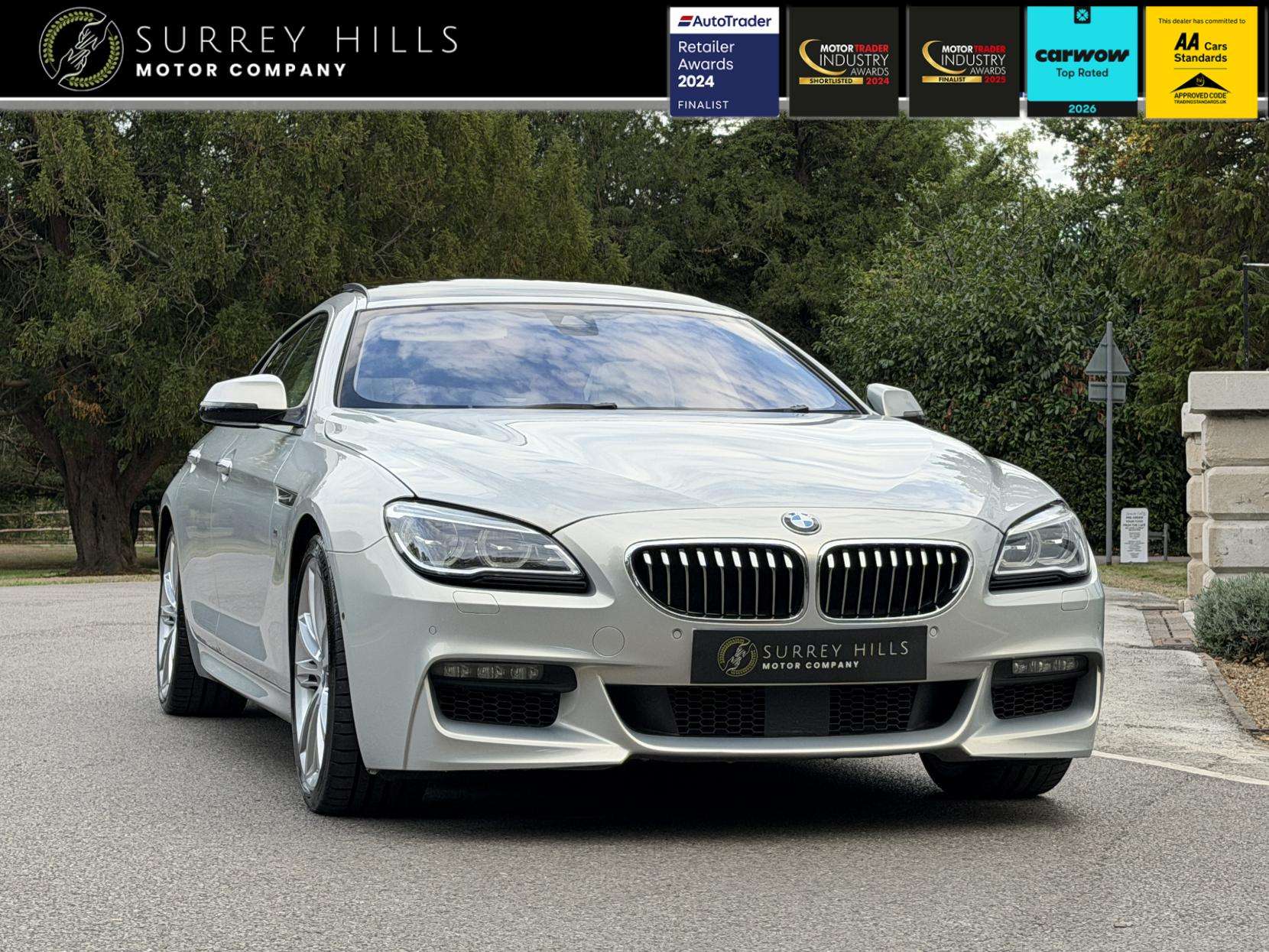 A 2015 BMW 6 SERIES GRAN COUPE 3.0 640i M Sport Saloon 4dr Petrol Auto Euro 6 (s/s) (320 ps) A 2015 BMW 6 SERIES GRAN COUPE 3.0 640i M Sport Saloon 4dr Petrol Auto Euro 6 (s/s) (320 ps)
