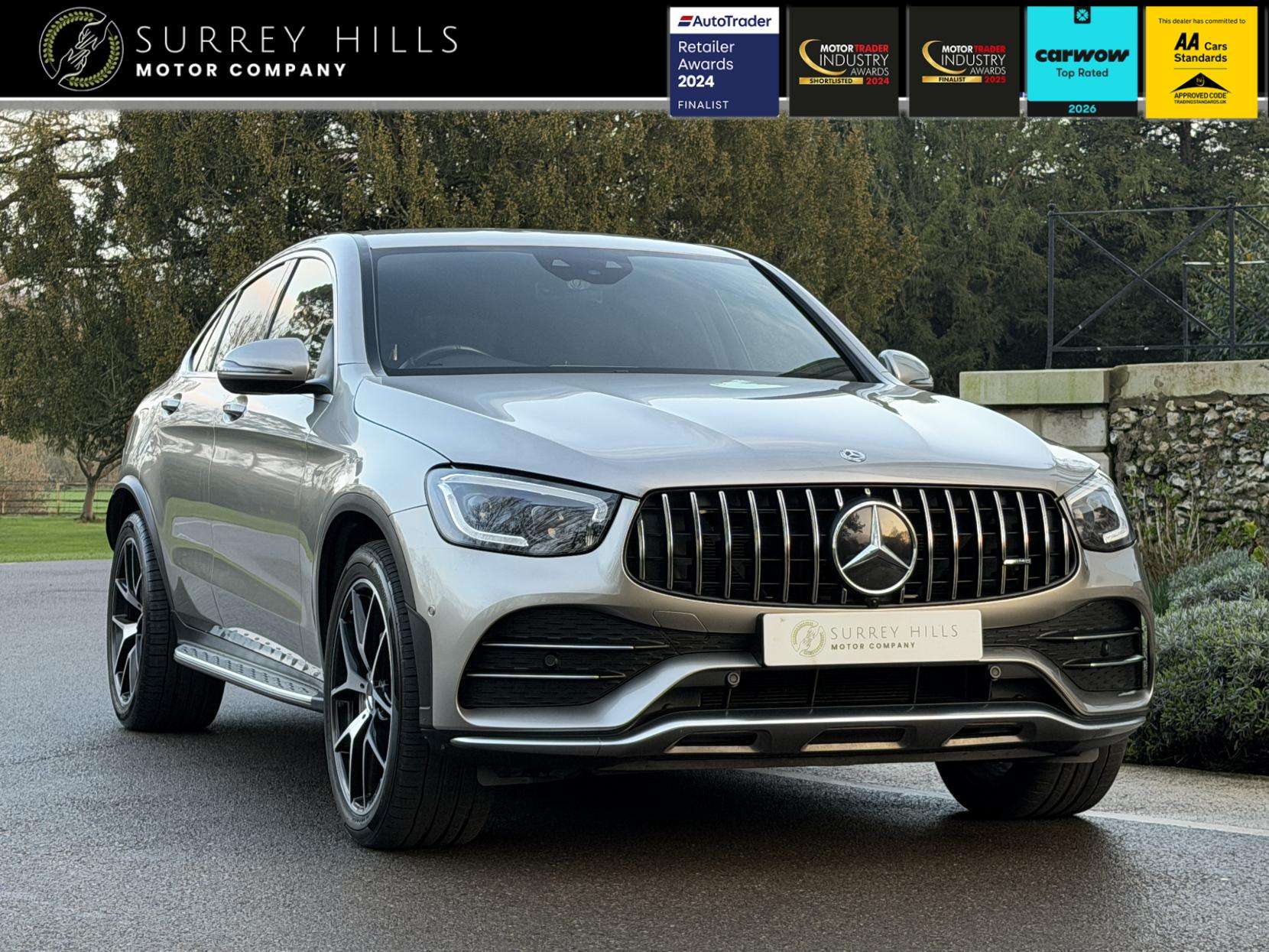 A 2019 MERCEDES-BENZ GLC 3.0 GLC43 V6 AMG (Premium) Coupe 5dr Petrol G-Tronic+ 4MATIC Euro 6 (s/s) (390 ps) A 2019 MERCEDES-BENZ GLC 3.0 GLC43 V6 AMG (Premium) Coupe 5dr Petrol G-Tronic+ 4MATIC Euro 6 (s/s) (390 ps)