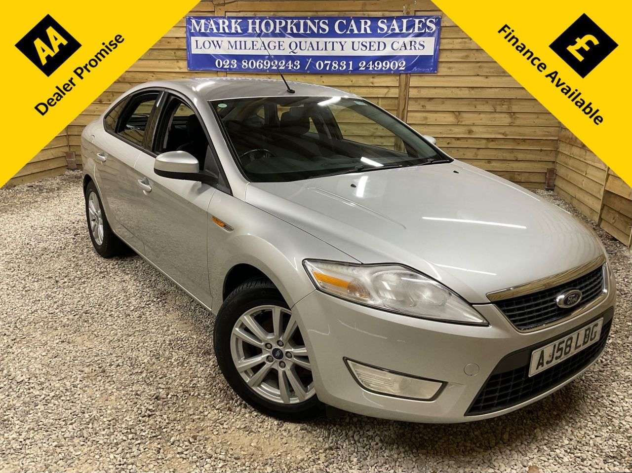 A 2008 FORD MONDEO 2.0 Zetec Hatchback 5dr Petrol Manual (189 g/km, 143 bhp) DEMO+TWO PRIVATE A 2008 FORD MONDEO 2.0 Zetec Hatchback 5dr Petrol Manual (189 g/km, 143 bhp) DEMO+TWO PRIVATE