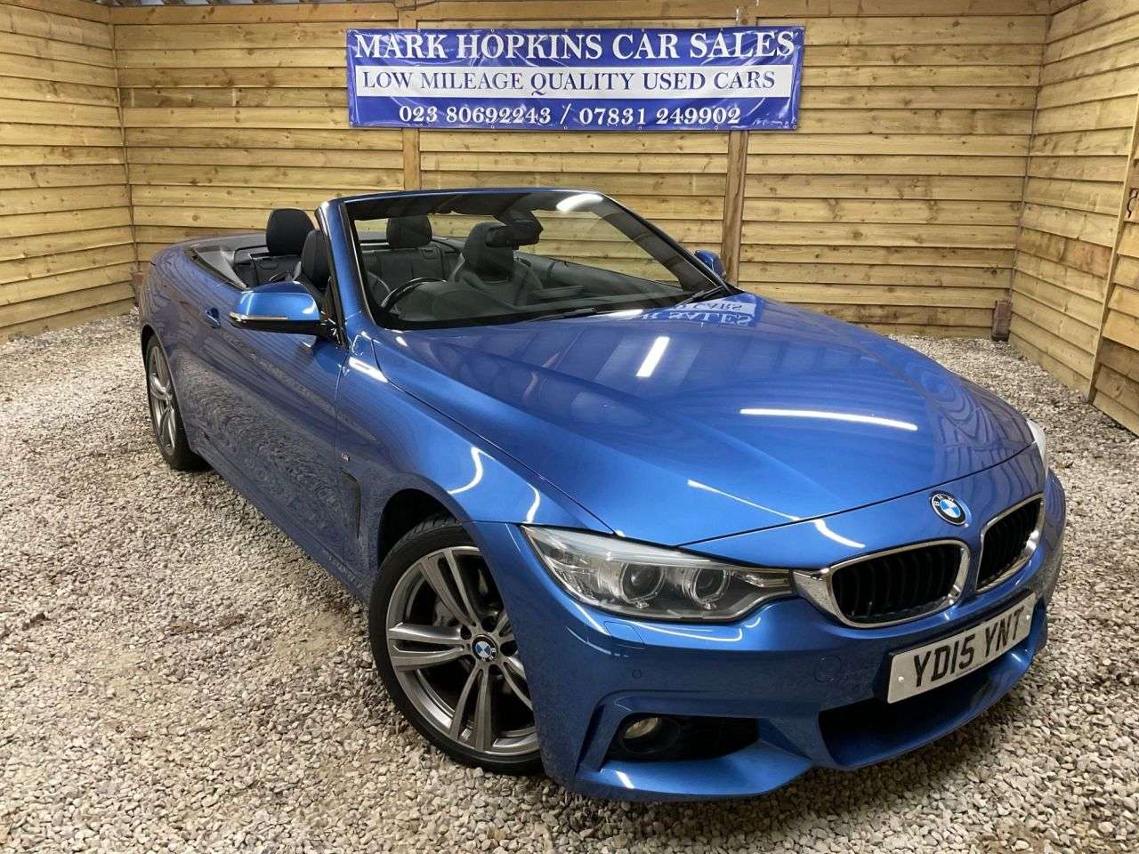 A 2015 BMW 4 SERIES 3.0 435i M Sport Convertible 2dr Petrol Auto Euro 6 (s/s) (306 ps) TWO OWNE A 2015 BMW 4 SERIES 3.0 435i M Sport Convertible 2dr Petrol Auto Euro 6 (s/s) (306 ps) TWO OWNE