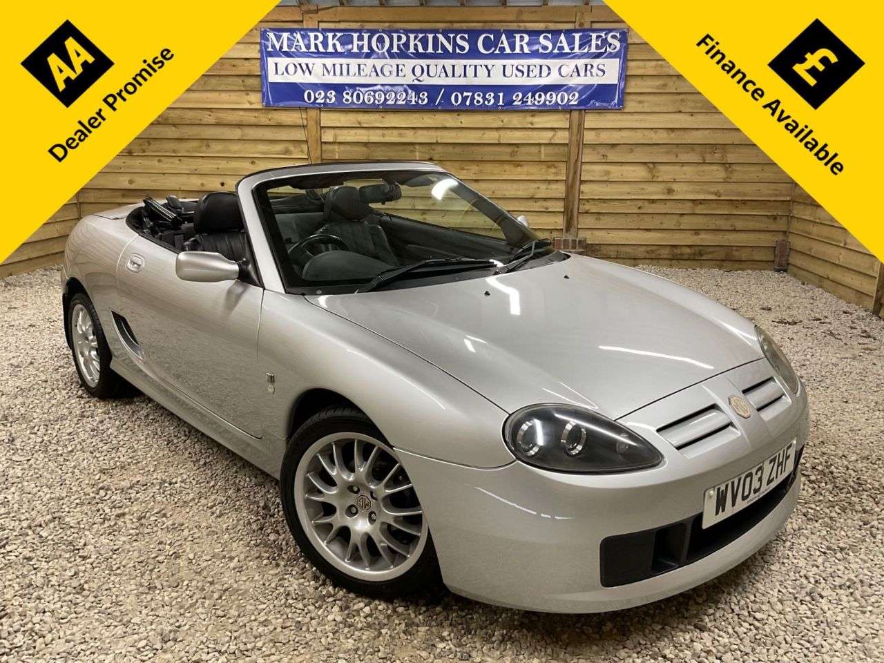 A 2003 MG TF 1.8 Convertible 2dr Petrol Manual (189 g/km, 134 bhp) DEMO+TWO OWNER ALLOYS A 2003 MG TF 1.8 Convertible 2dr Petrol Manual (189 g/km, 134 bhp) DEMO+TWO OWNER ALLOYS