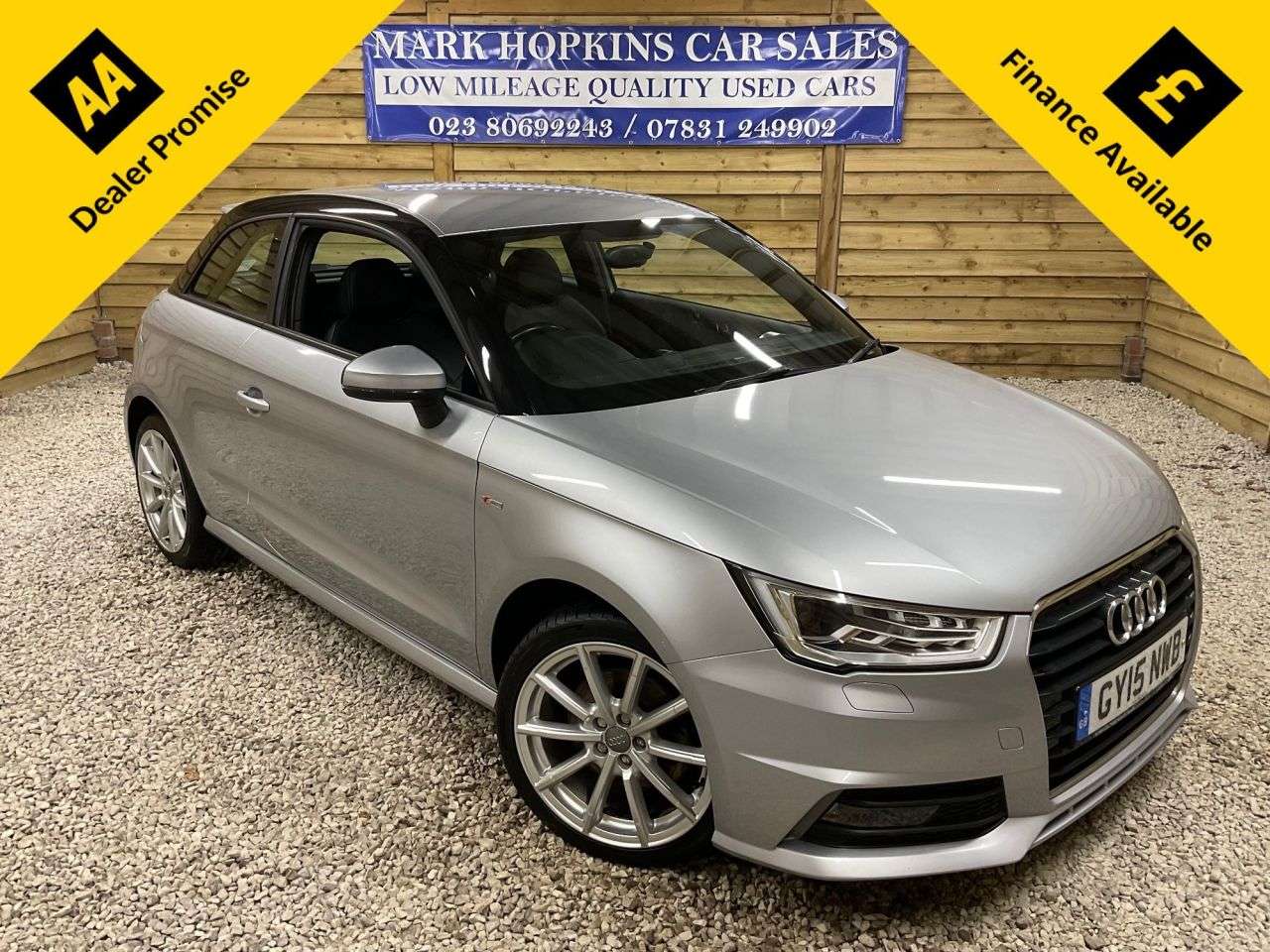 A 2015 AUDI A1 1.4 TFSI S line Hatchback 3dr Petrol Manual Euro 6 (s/s) (125 ps) DEMO+ONE A 2015 AUDI A1 1.4 TFSI S line Hatchback 3dr Petrol Manual Euro 6 (s/s) (125 ps) DEMO+ONE