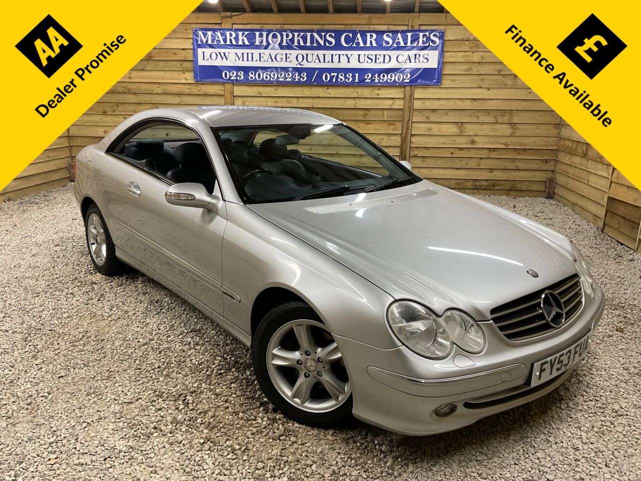 A 2003 MERCEDES-BENZ CLK 1.8 CLK200 Kompressor Avantgarde Coupe 2dr Petrol Automatic (214 g/km, 163 A 2003 MERCEDES-BENZ CLK 1.8 CLK200 Kompressor Avantgarde Coupe 2dr Petrol Automatic (214 g/km, 163