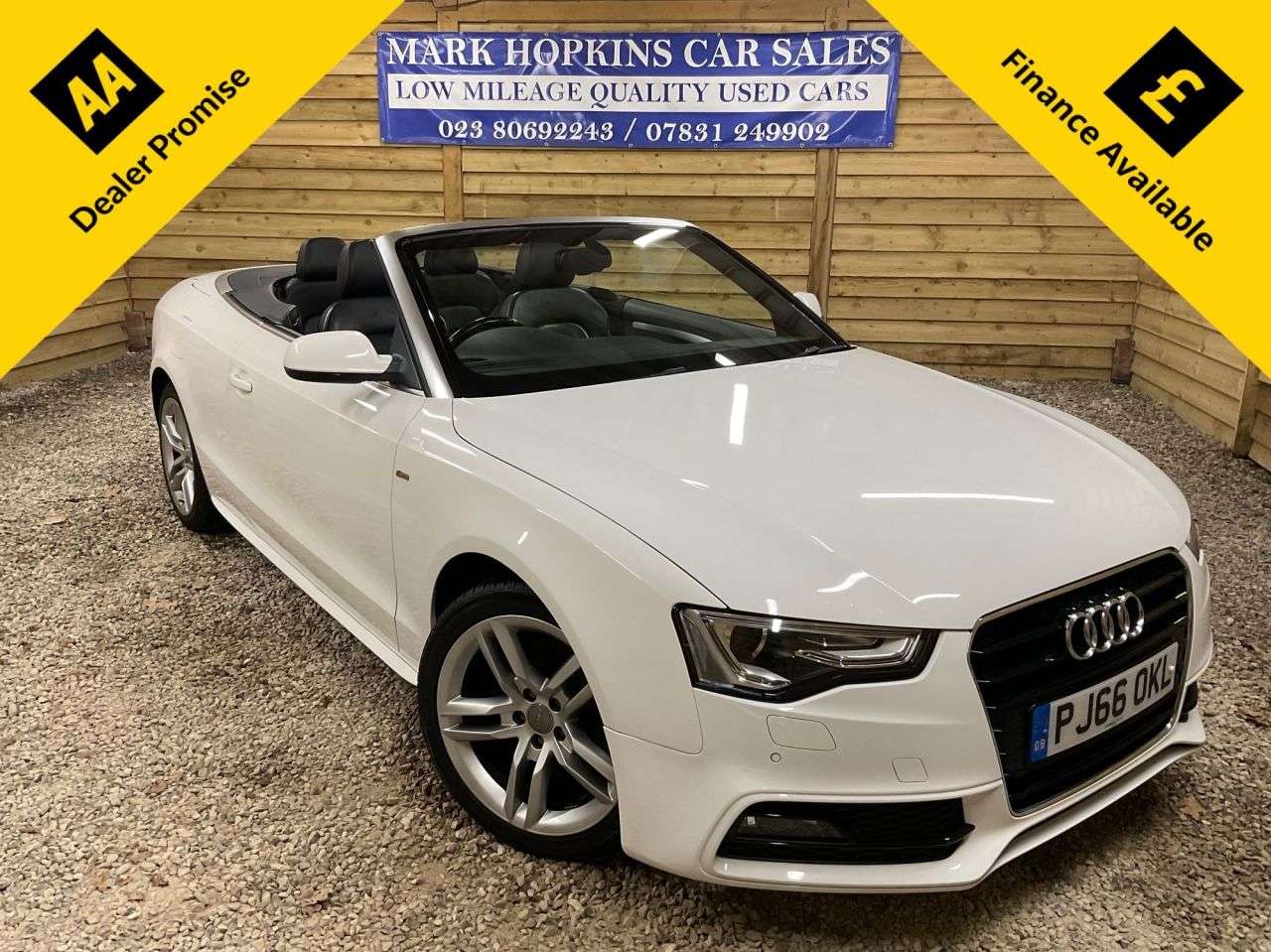 A 2016 AUDI A5 CABRIOLET 1.8 TFSI S line Convertible 2dr Petrol Manual Euro 6 (s/s) (177 ps) TWO OWN A 2016 AUDI A5 CABRIOLET 1.8 TFSI S line Convertible 2dr Petrol Manual Euro 6 (s/s) (177 ps) TWO OWN