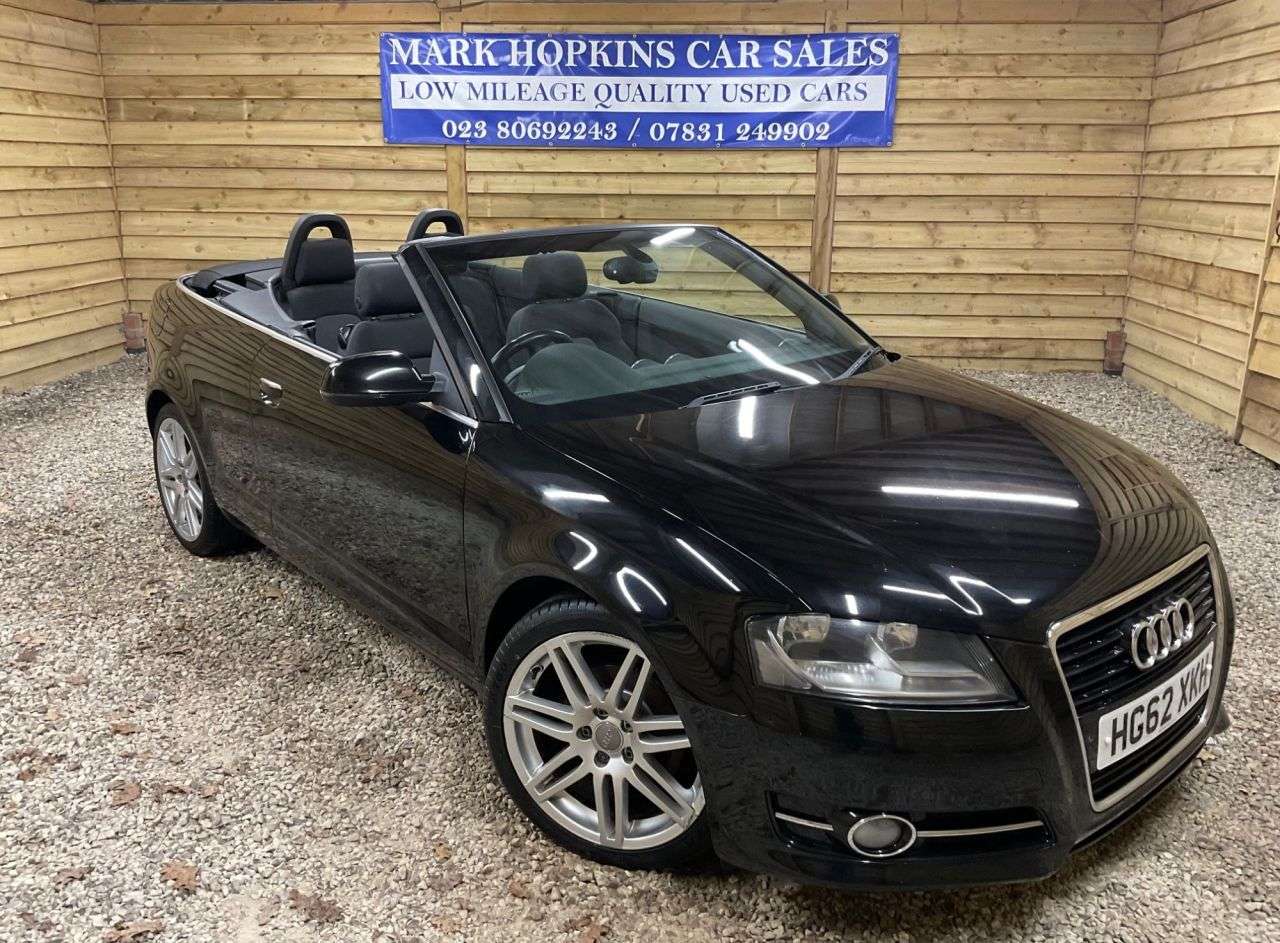 A 2013 AUDI A3 CABRIOLET 1.6 TDI Sport Convertible 2dr Diesel Manual Euro 5 (s/s) (105 ps) TWO LOCAL A 2013 AUDI A3 CABRIOLET 1.6 TDI Sport Convertible 2dr Diesel Manual Euro 5 (s/s) (105 ps) TWO LOCAL