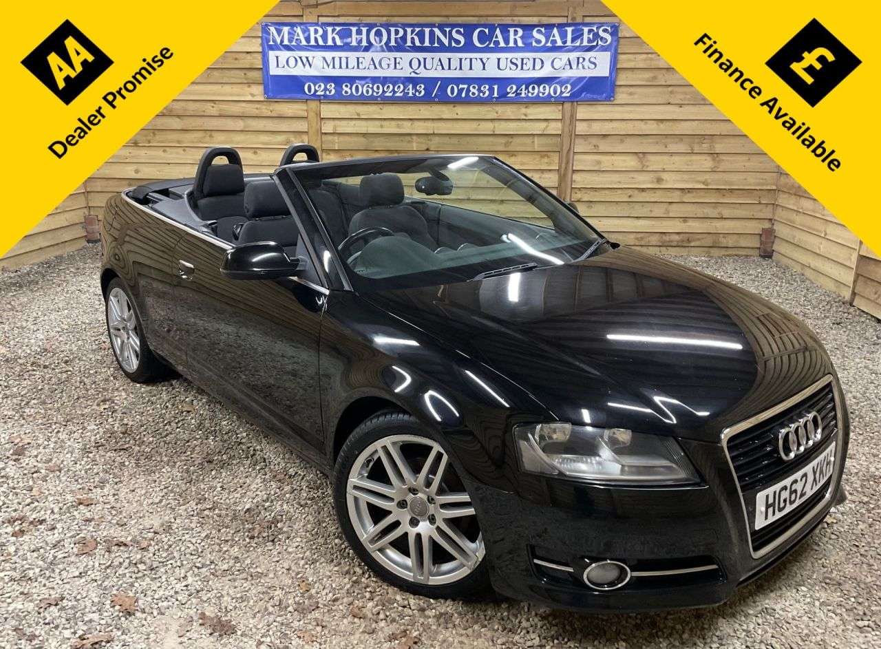 A 2013 AUDI A3 CABRIOLET 1.6 TDI Sport Convertible 2dr Diesel Manual Euro 5 (s/s) (105 ps) TWO LOCAL A 2013 AUDI A3 CABRIOLET 1.6 TDI Sport Convertible 2dr Diesel Manual Euro 5 (s/s) (105 ps) TWO LOCAL