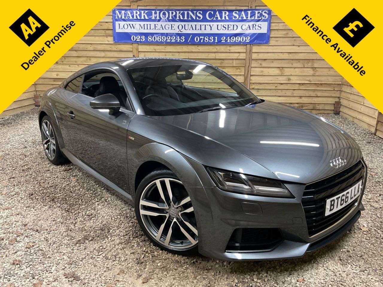 A 2016 AUDI TT 1.8 TFSI S line Coupe 3dr Petrol Manual Euro 6 (s/s) (180 ps) TWO OWNERS IN A 2016 AUDI TT 1.8 TFSI S line Coupe 3dr Petrol Manual Euro 6 (s/s) (180 ps) TWO OWNERS IN