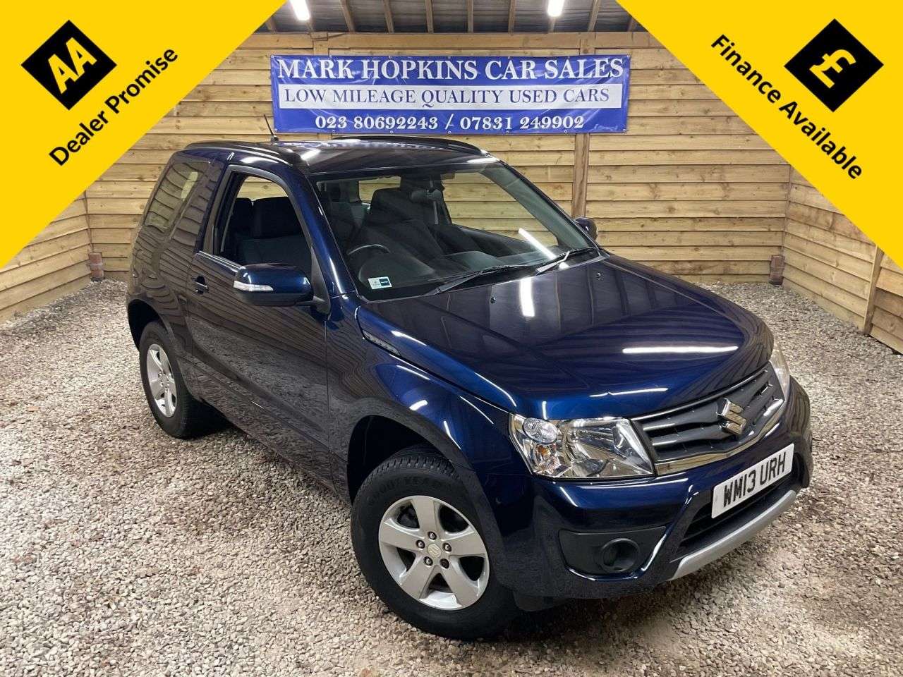 A 2013 SUZUKI GRAND VITARA 1.6 VVT SZ3 SUV 3dr Petrol Manual 4WD Euro 5 (106 ps) TWO OWNERS INCREDIBLY A 2013 SUZUKI GRAND VITARA 1.6 VVT SZ3 SUV 3dr Petrol Manual 4WD Euro 5 (106 ps) TWO OWNERS INCREDIBLY