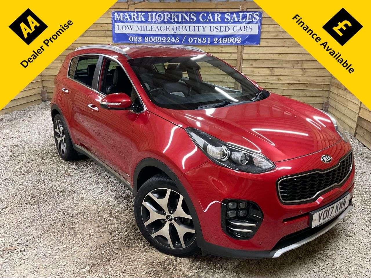 A 2017 KIA SPORTAGE 1.6 T-GDi GT-Line SUV 5dr Petrol Manual AWD Euro 6 (174 bhp) ONE OWNER INCR A 2017 KIA SPORTAGE 1.6 T-GDi GT-Line SUV 5dr Petrol Manual AWD Euro 6 (174 bhp) ONE OWNER INCR