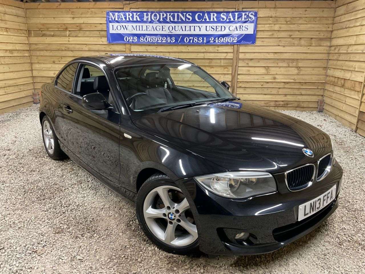 A 2013 BMW 1 SERIES 2.0 120i SE Coupe 2dr Petrol Manual Euro 5 (s/s) (170 ps) ONE LADY OWNER £2 A 2013 BMW 1 SERIES 2.0 120i SE Coupe 2dr Petrol Manual Euro 5 (s/s) (170 ps) ONE LADY OWNER £2