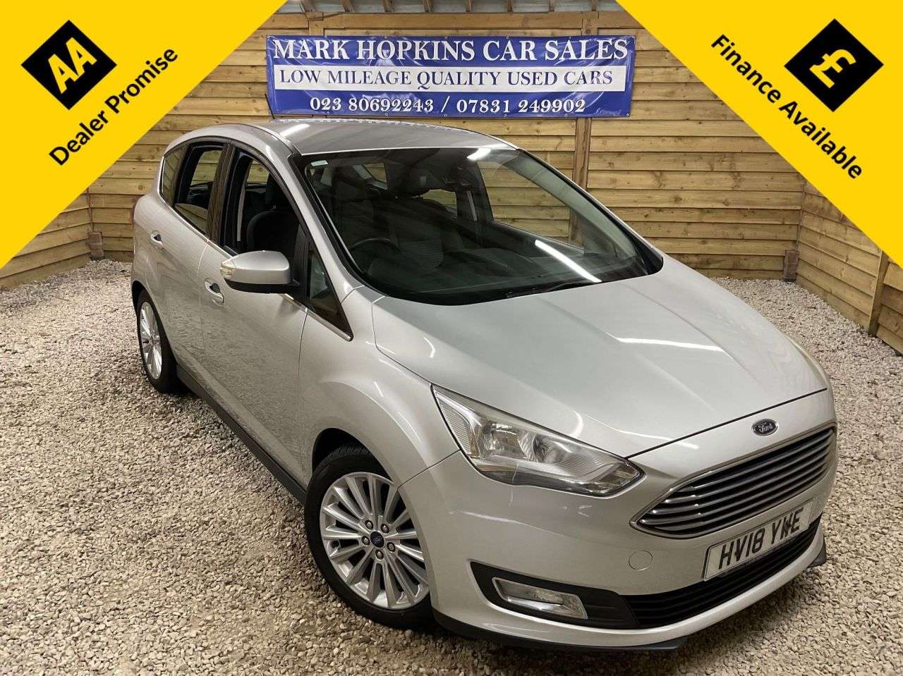 A 2018 FORD C-MAX 1.0T EcoBoost Titanium MPV 5dr Petrol Manual Euro 6 (s/s) (125 ps) ONE LOCA A 2018 FORD C-MAX 1.0T EcoBoost Titanium MPV 5dr Petrol Manual Euro 6 (s/s) (125 ps) ONE LOCA