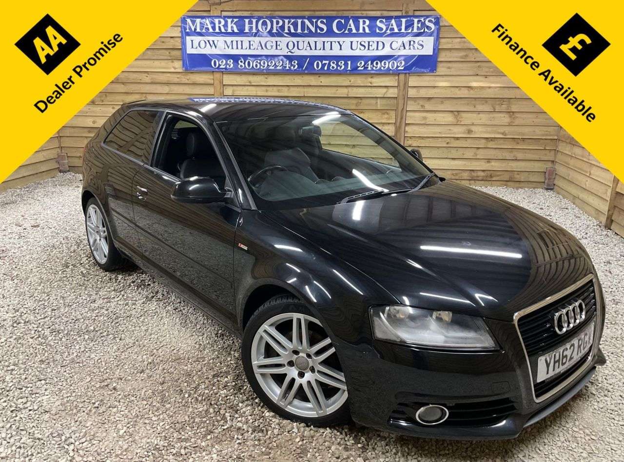 A 2012 AUDI A3 2.0 TDI S line Hatchback 3dr Diesel Manual Euro 5 (s/s) (140 ps) LOCAL OWNE A 2012 AUDI A3 2.0 TDI S line Hatchback 3dr Diesel Manual Euro 5 (s/s) (140 ps) LOCAL OWNE