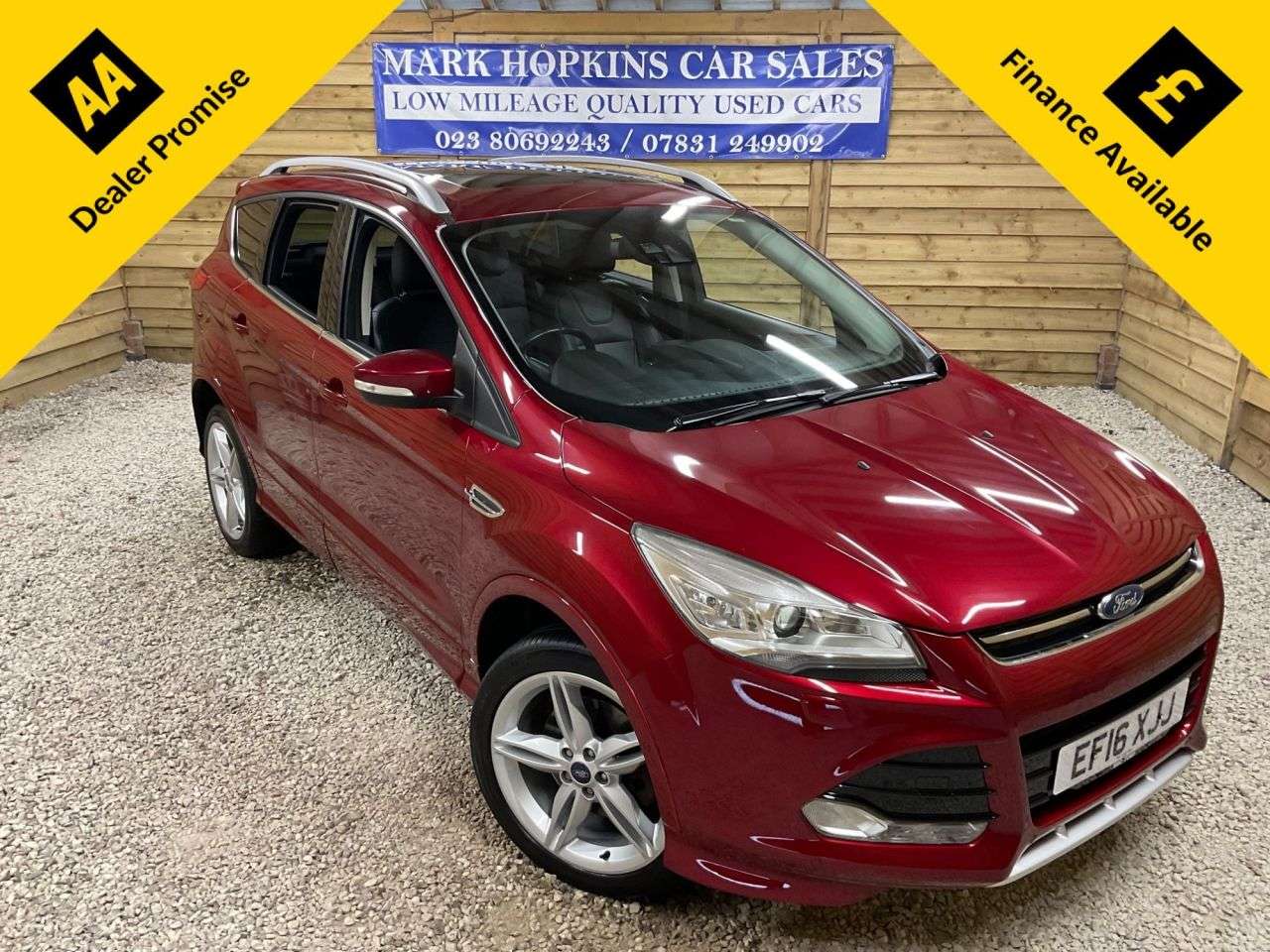A 2016 FORD KUGA 1.5T EcoBoost Titanium X Sport SUV 5dr Petrol Auto AWD Euro 6 (s/s) (182 ps A 2016 FORD KUGA 1.5T EcoBoost Titanium X Sport SUV 5dr Petrol Auto AWD Euro 6 (s/s) (182 ps