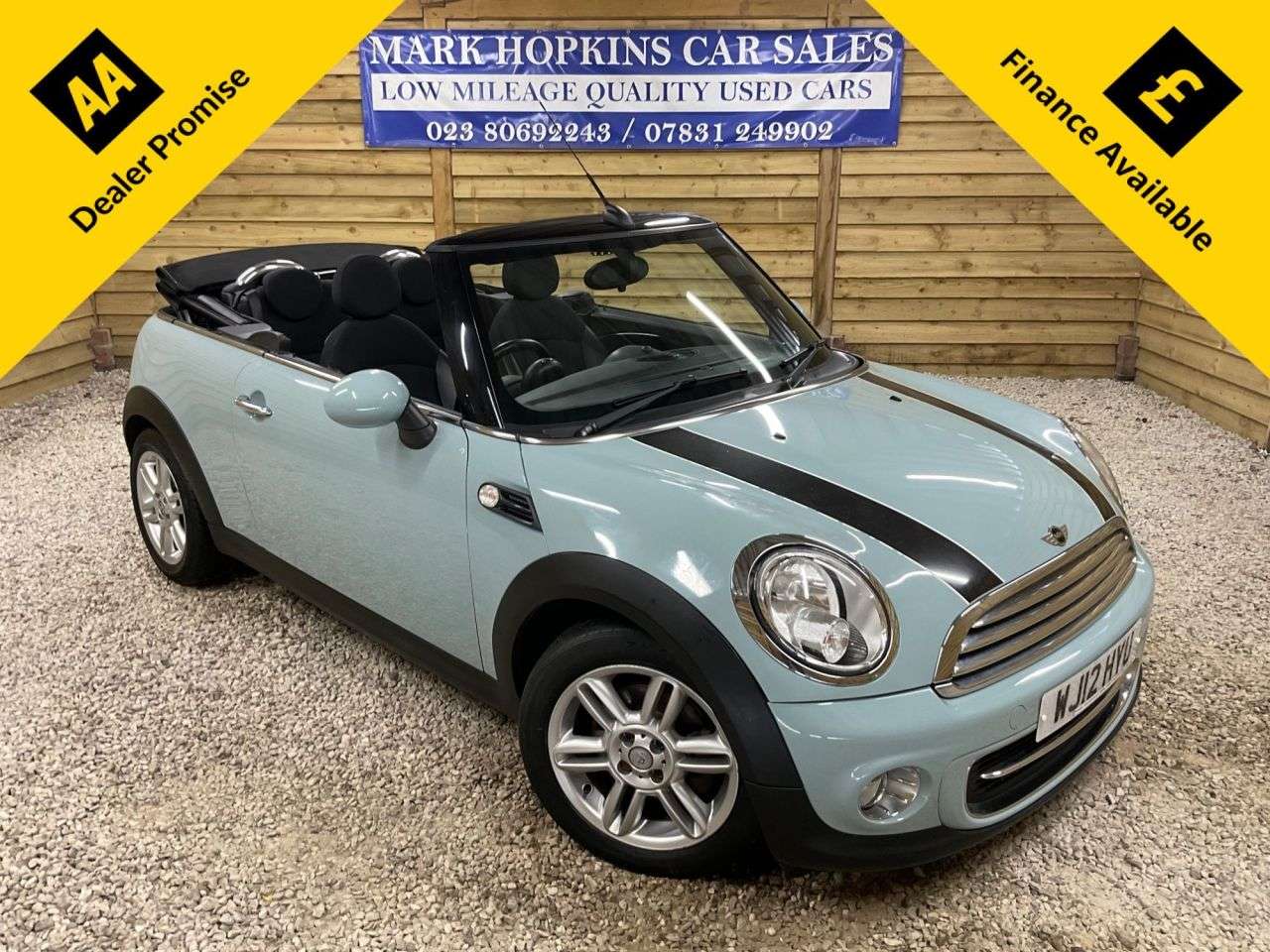 A 2012 MINI CONVERTIBLE 1.6 Cooper Convertible 2dr Petrol Manual Euro 5 (s/s) (122 ps) TWO LOCAL LA A 2012 MINI CONVERTIBLE 1.6 Cooper Convertible 2dr Petrol Manual Euro 5 (s/s) (122 ps) TWO LOCAL LA
