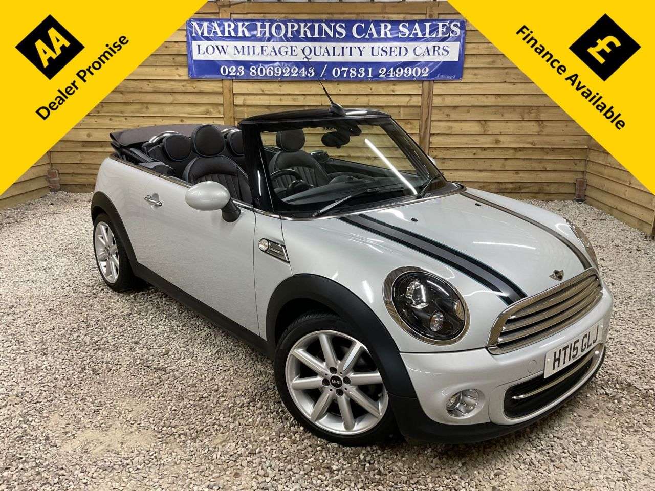 A 2015 MINI CONVERTIBLE 1.6 Cooper Highgate Convertible 2dr Petrol Manual Euro 6 (s/s) (122 ps) ONE A 2015 MINI CONVERTIBLE 1.6 Cooper Highgate Convertible 2dr Petrol Manual Euro 6 (s/s) (122 ps) ONE