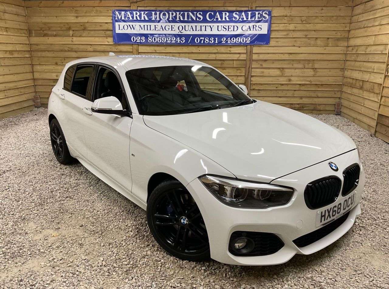 A 2018 BMW 1 SERIES 1.5 118i GPF M Sport Shadow Edition Hatchback 5dr Petrol Auto Euro 6 (s/s) A 2018 BMW 1 SERIES 1.5 118i GPF M Sport Shadow Edition Hatchback 5dr Petrol Auto Euro 6 (s/s)